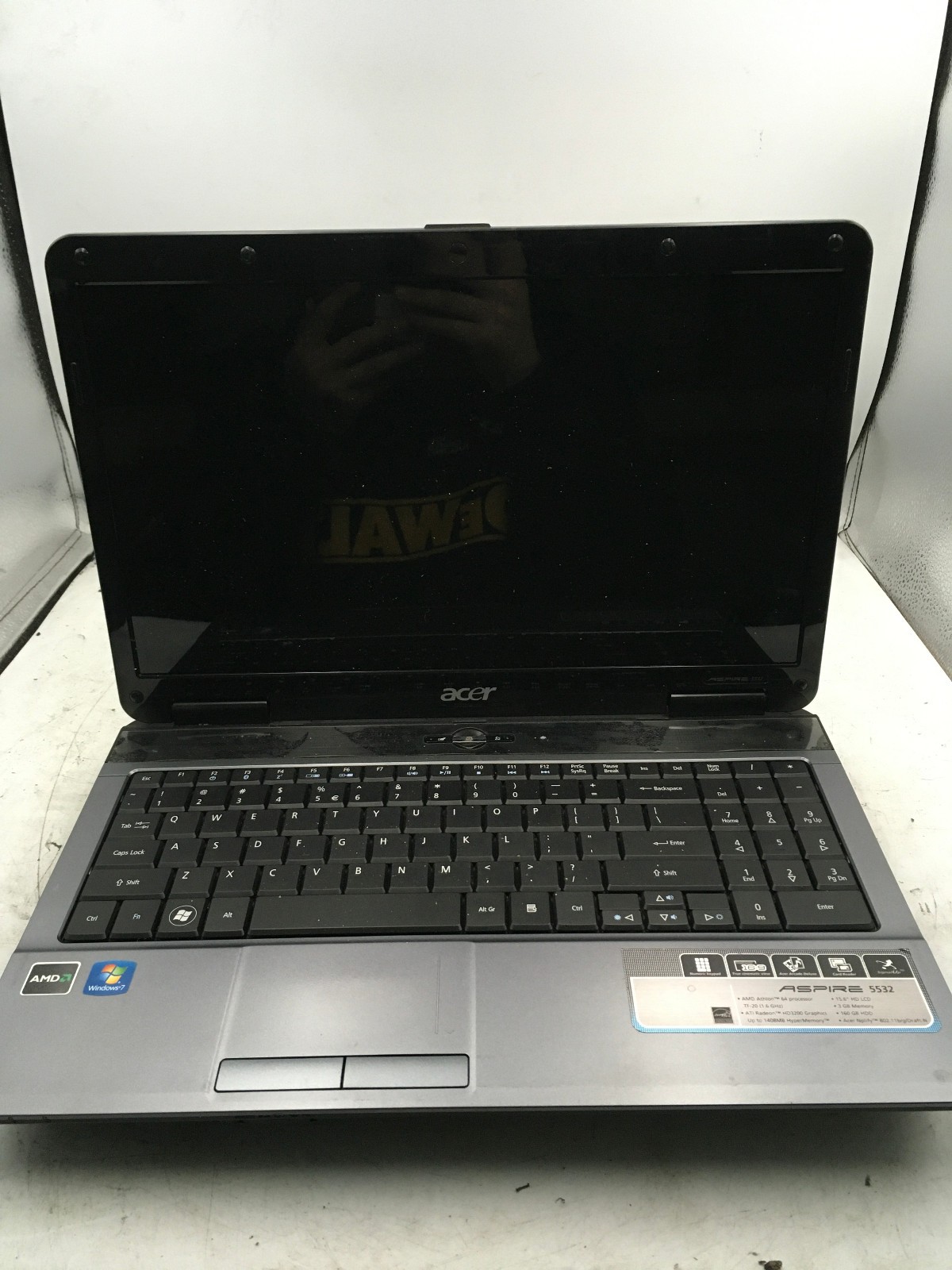 ACER ASPIRE 5532 – FOR PARTS/REPAIR – AMD ATHLON 64 – 4GB RAM – READ DESCRIP -BB