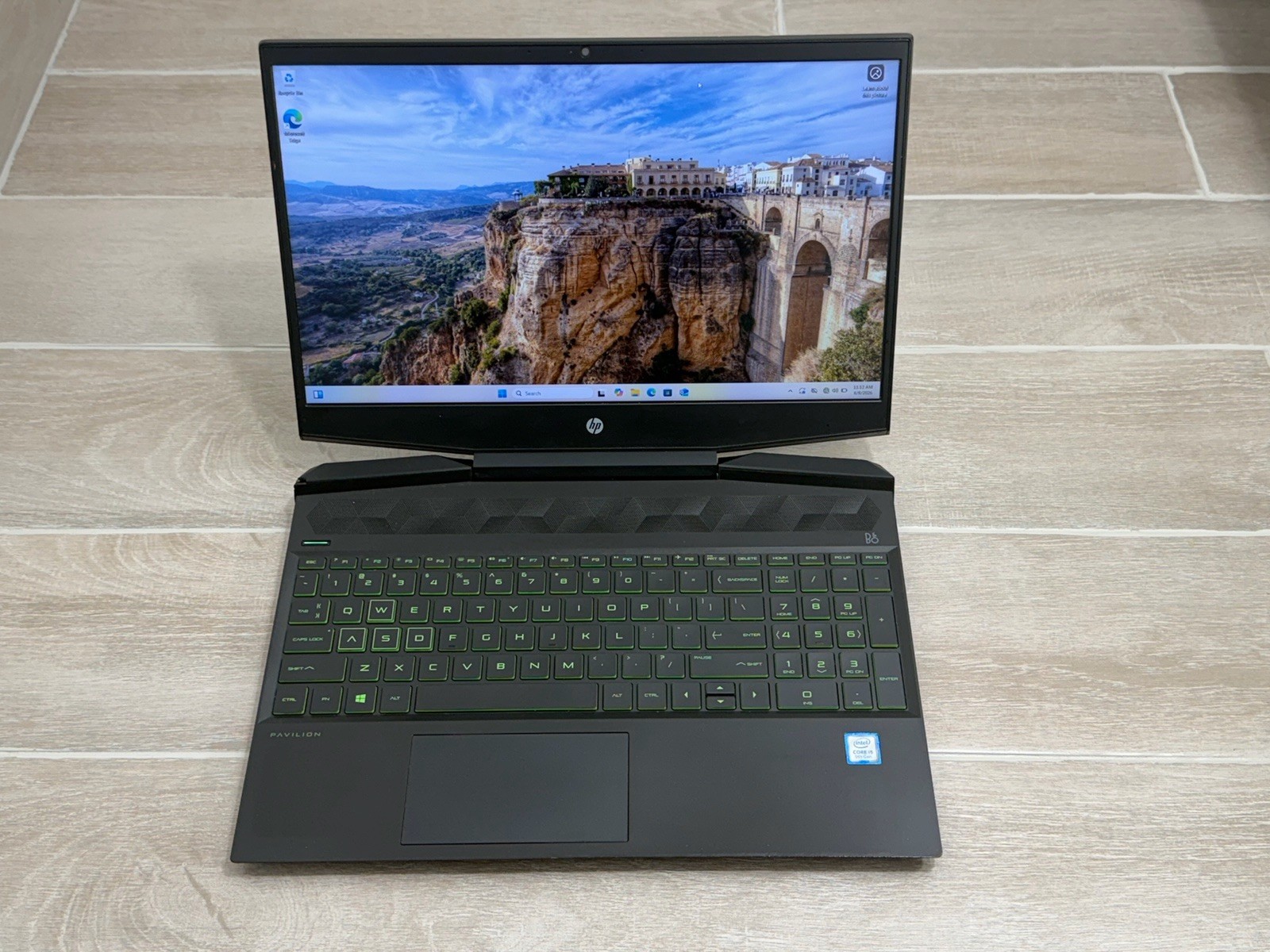 HP Pavilion 15-DK0056WM 15.6″ Gaming Core i5-9300H 8GB RAM 256GB SSD Win-11