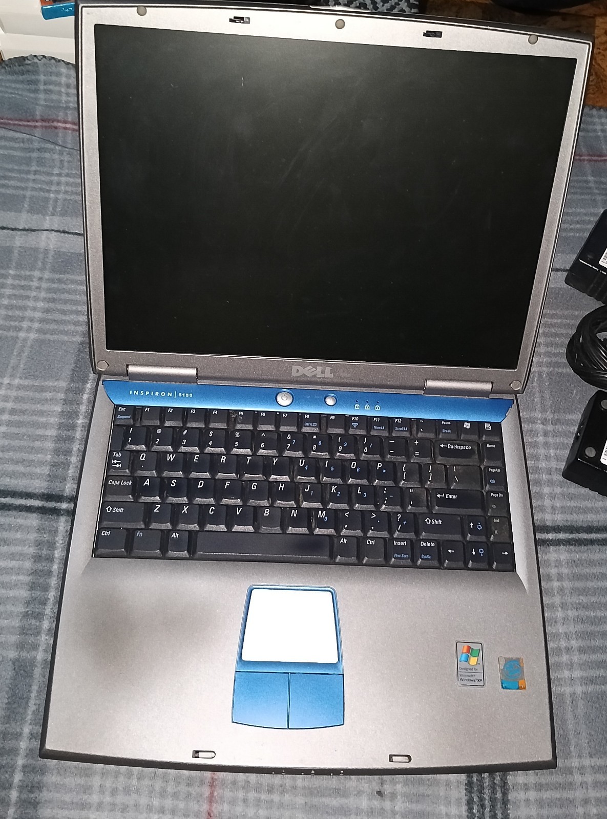 Dell Inspiron 5150 Laptop Computer Blue For Parts Repair See Description