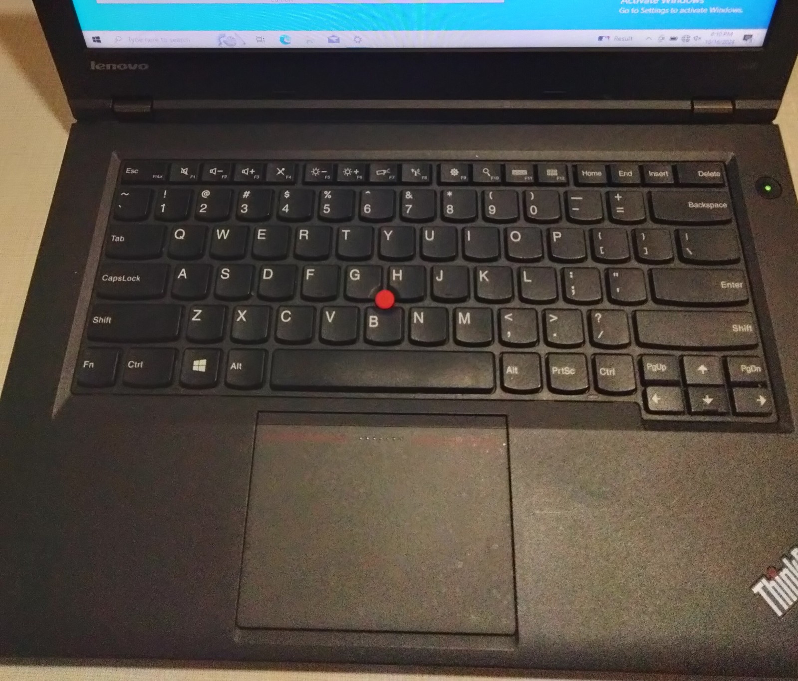 Lenovo Thinkpad L440 laptop 4g ram 128 SSD i5-4300m Windows 10 Home Activated