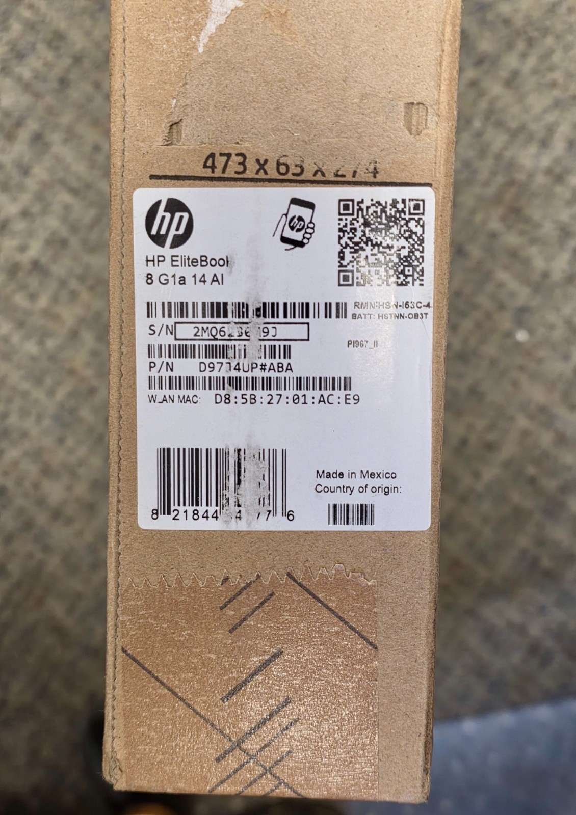 Custom HP EliteBook 8 G1a 14 AI Razen 7 Pro 350 24GB 1TB (D97J4U#ABA)