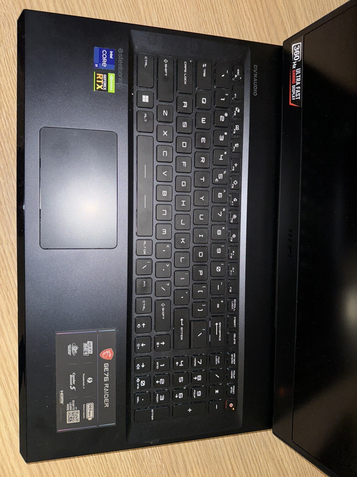 MSI GE76 Raider 17.3″ 360Hz FHD Display, Intel Core i9-11980HK