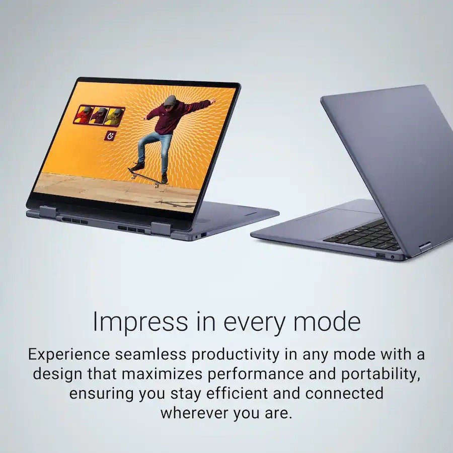 Dell Plus 14” 2K 2in1 Touchscreen AMD Ryzen AI 300 Series AI 7 350 2025 16GB 1TB