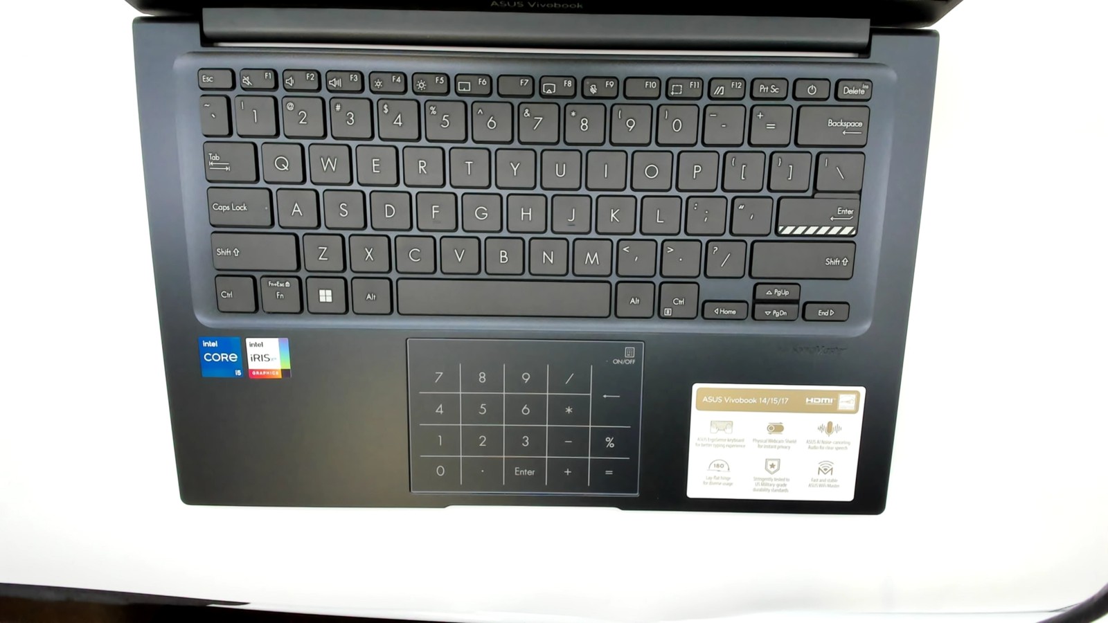 ASUS Vivobook 14 Laptop i5-1334U 12GB RAM 256GB SSD Quiet Blue