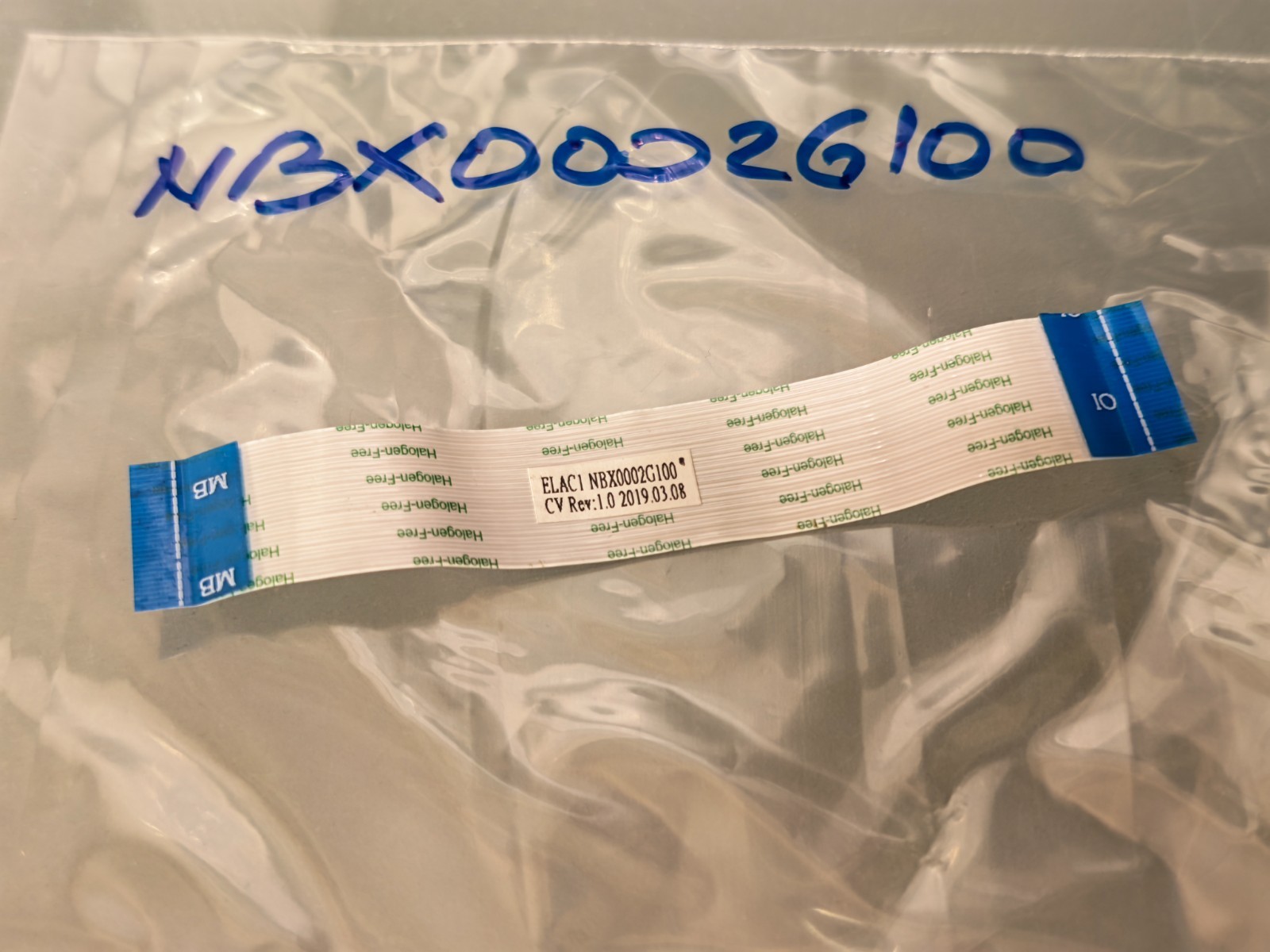 LENOVO 14E CHROMEBOOK FLAT FLEX USB-C CARD CABLE NBX0002G100 #