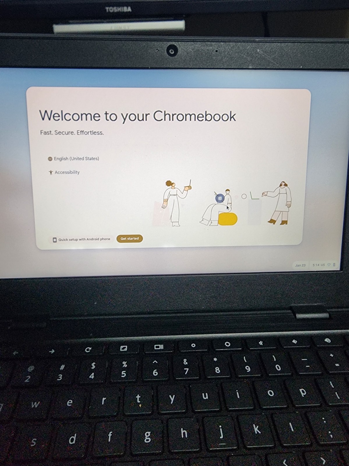 Lenovo 100e Chromebook 2nd Gen AMD 4GB RAM 32GB eMMC 11.6″ w/charger