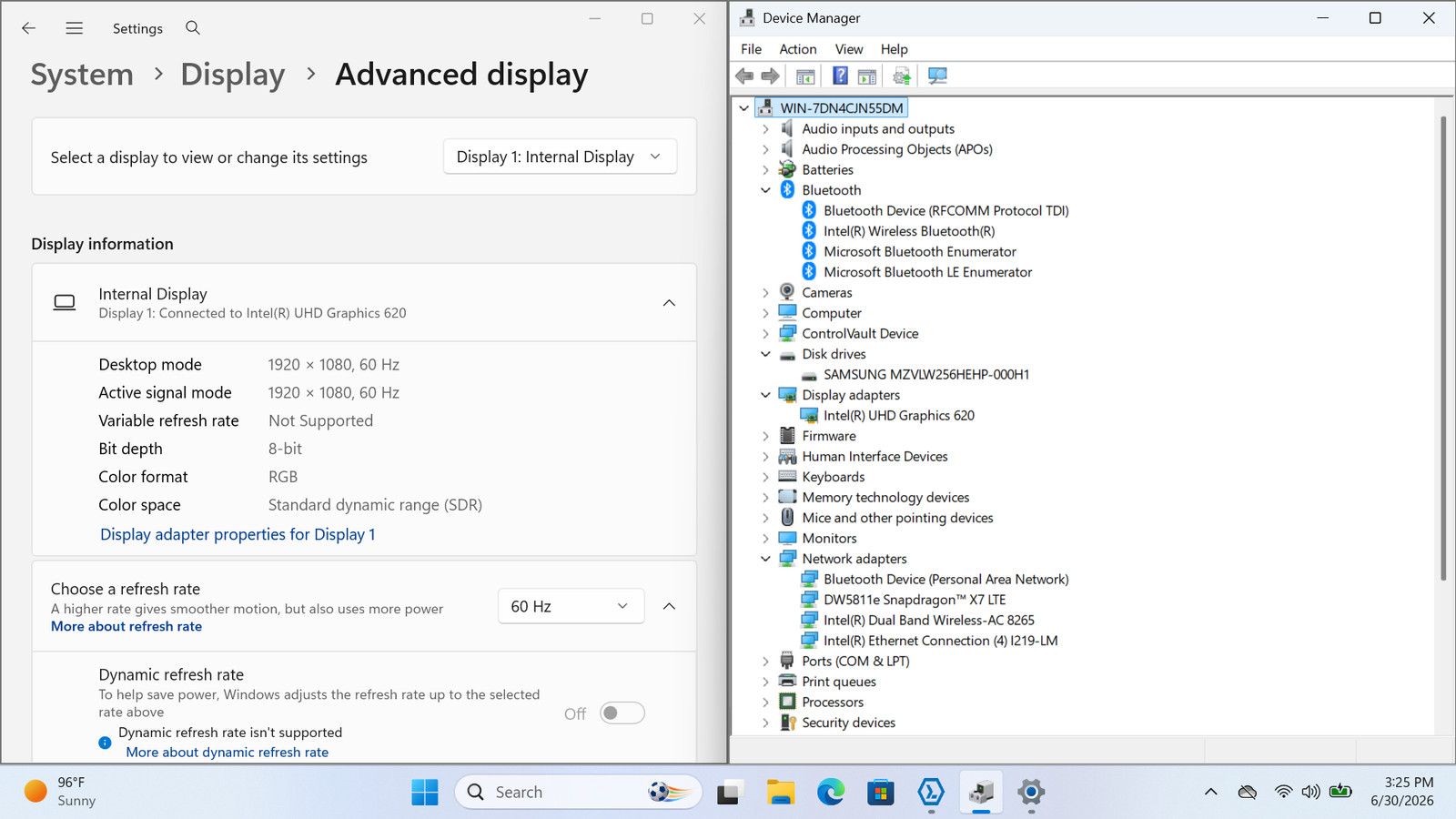 Dell Latitude 7390 13″ FHD Touch I7-8650U 256GB SSD 16GB W11 Backlit 4G LTE