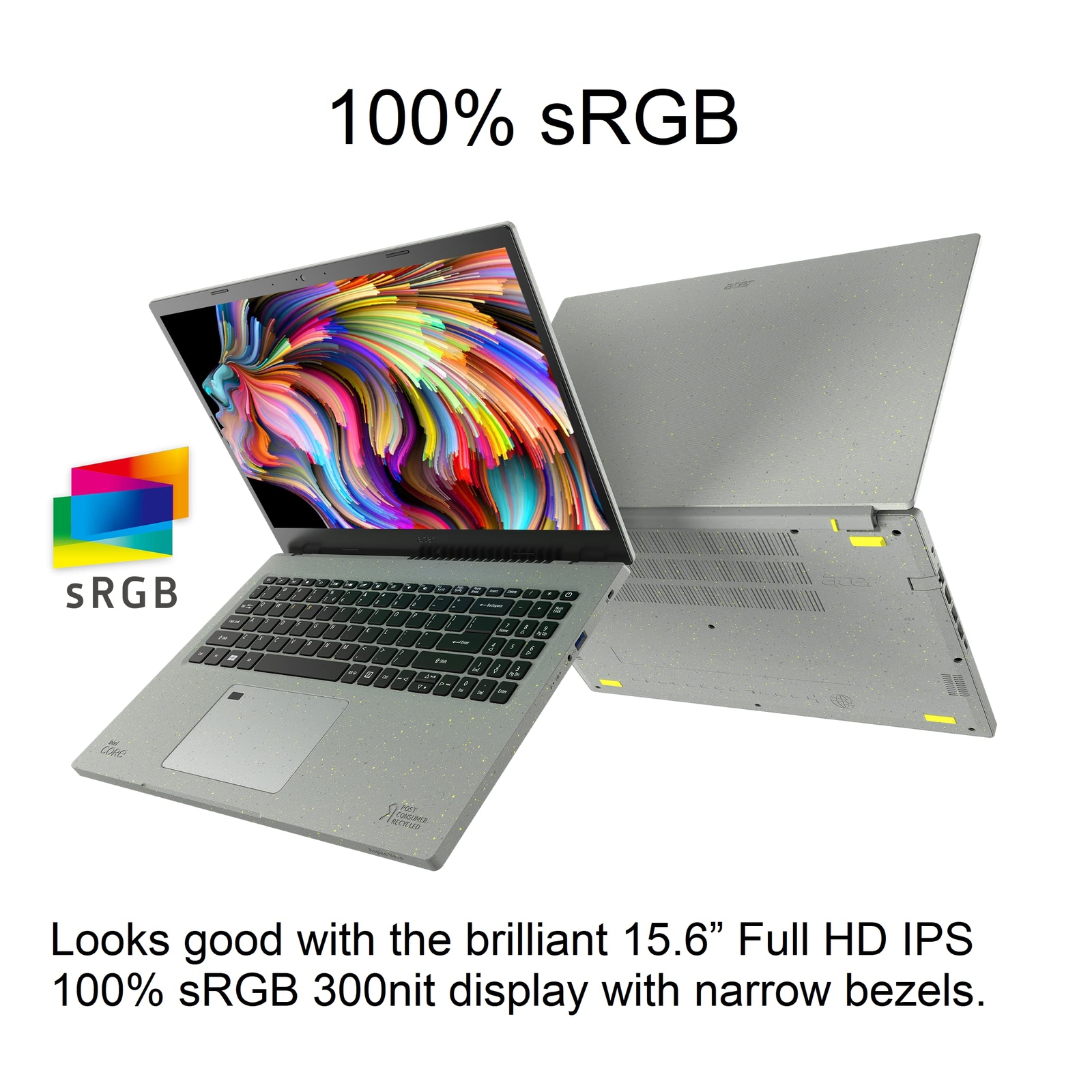 Acer Aspire Vero AV15-51-7617 Green PC | 15.6″ FHD IPS 100% sRGB-Display | 11th