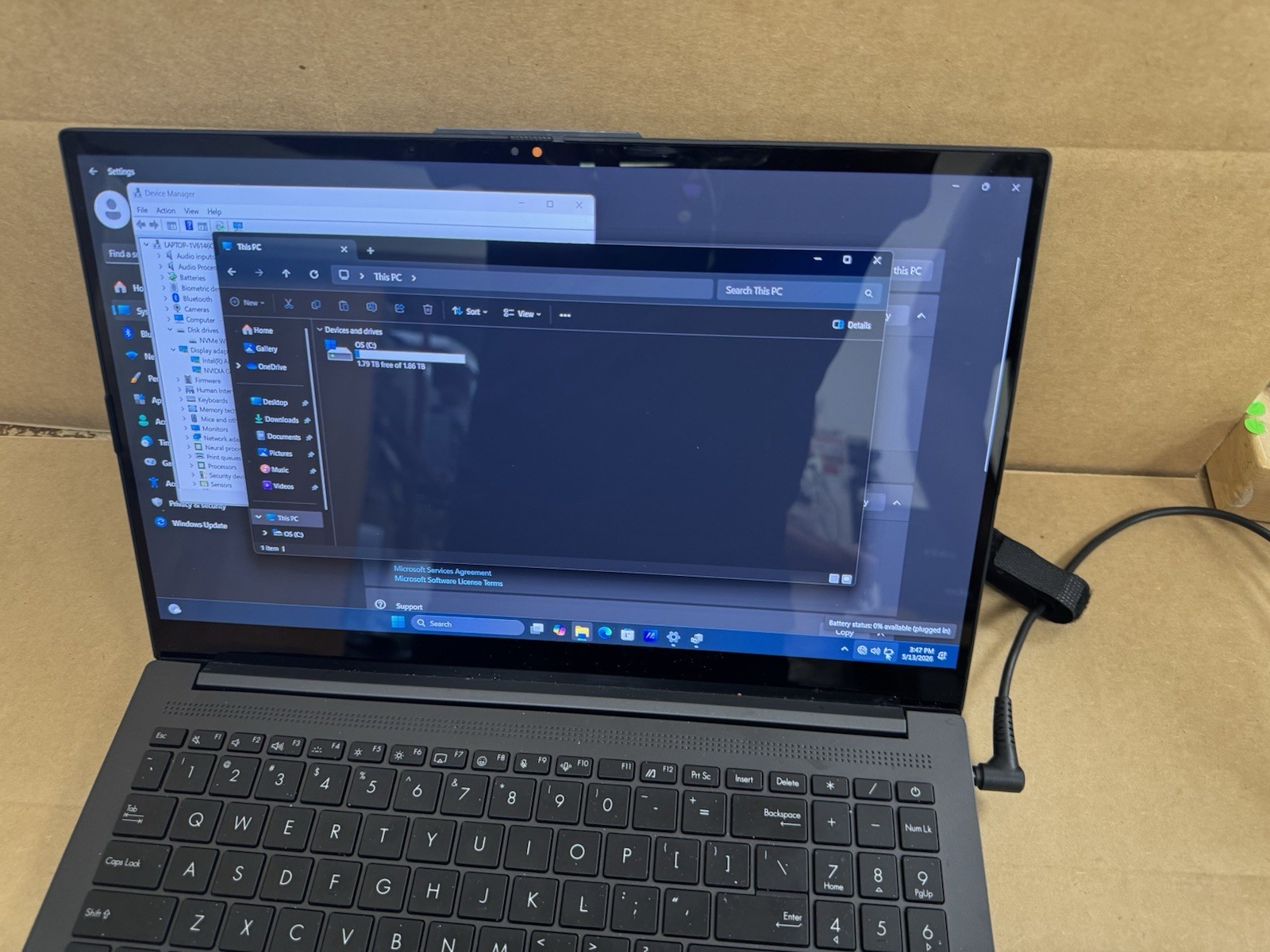 ASUS VivoBook Pro 15 Q543M Core Ultra 9 185H 24GB RAM 2TB SSD RTX 3050 OLED