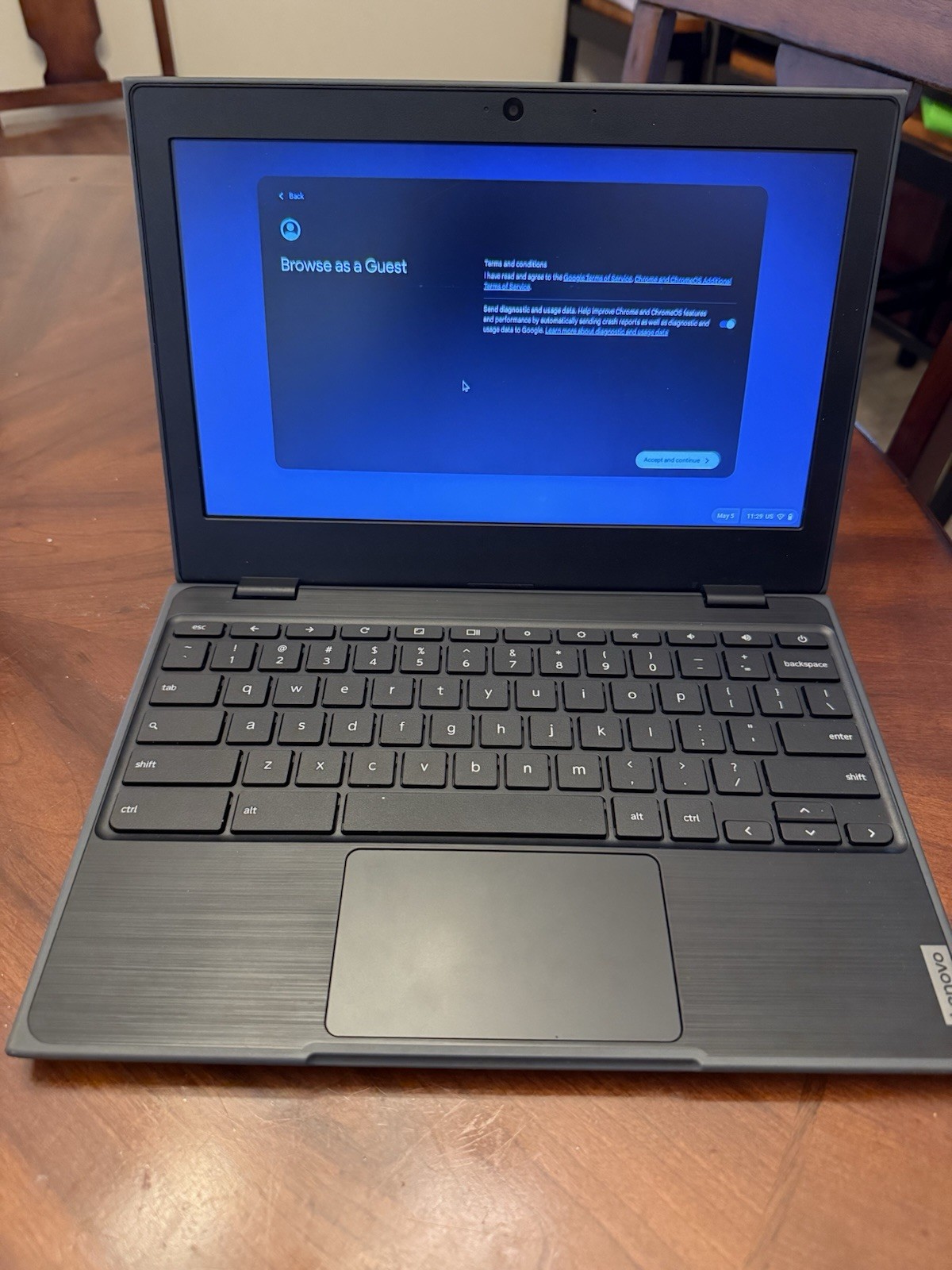 Lenovo Chromebook 100e 2nd Gen 11.6″ 4GB 32GB, Black