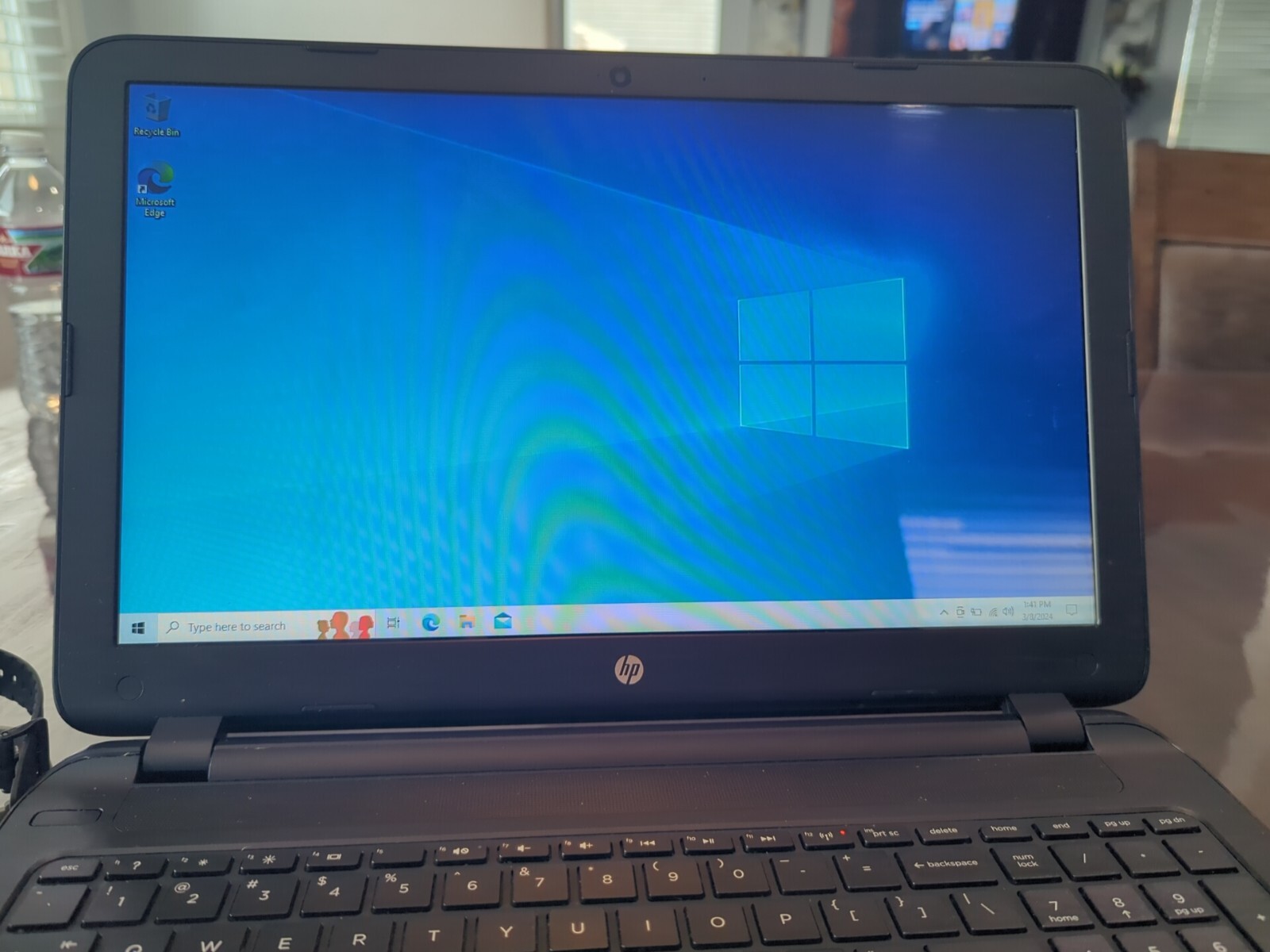 HP Notebook 15, 15.6in Screen, Grey, Factory Default