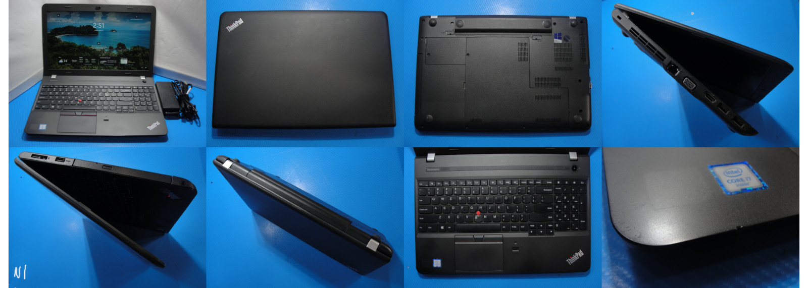 Lenovo ThinkPad E560 14” FHD Intel Core i7-6500U 2.5GHz 8GB 250GB SSD +Cgarger