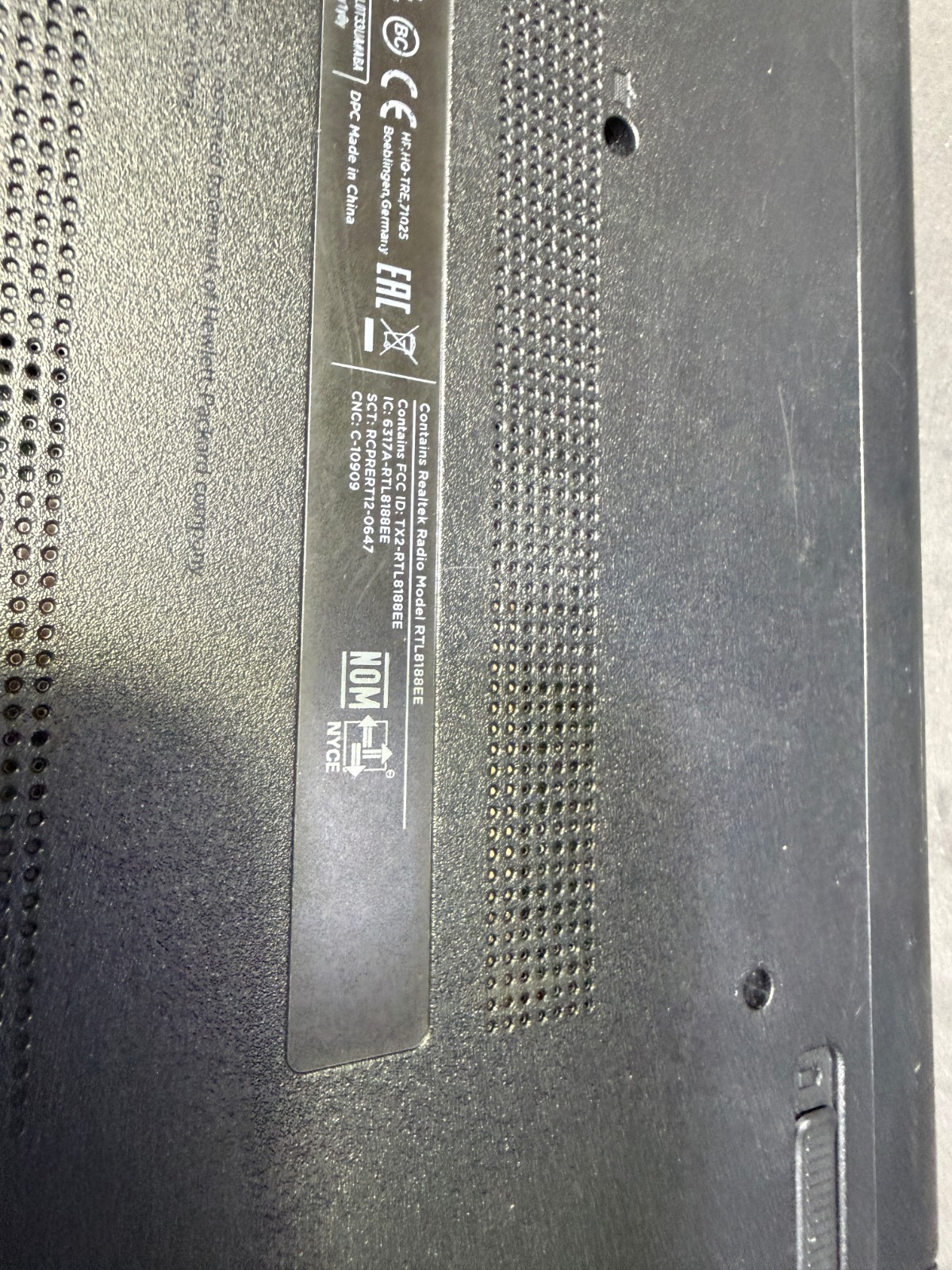 HP 15 15-1233WM 15.6″ Celeron N3060 1.6GHz 4GB RAM 500GB HDD