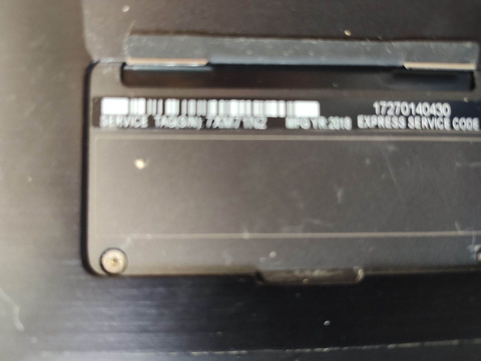 Dell PRECISION 5520 i7, 16GB RAM no ram NVME QUADRO M1200 15.6 IN TOUCH