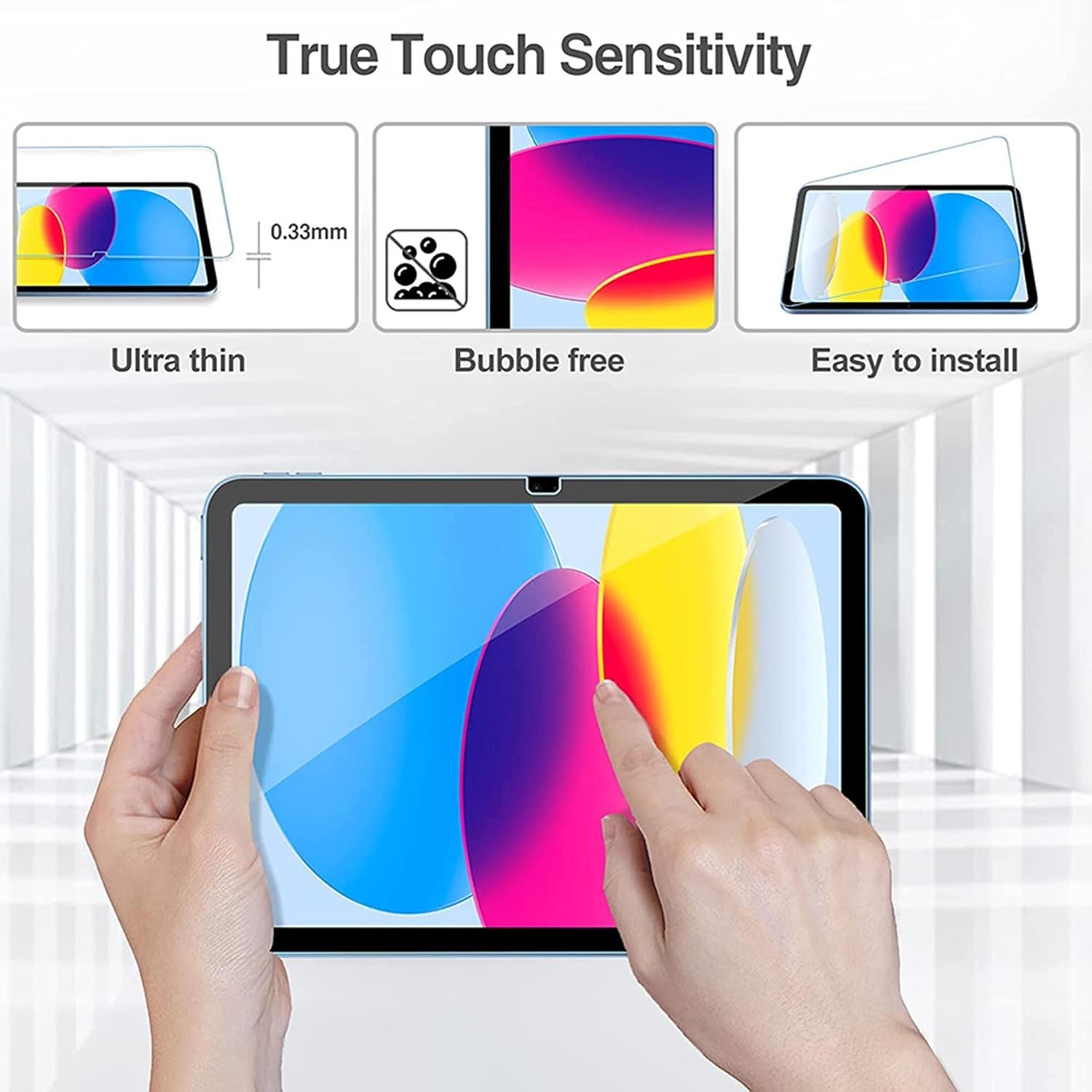 Screen Protector for iPad 11th 10th Generation (iPad A16 11-inch 2025/10.9 inch