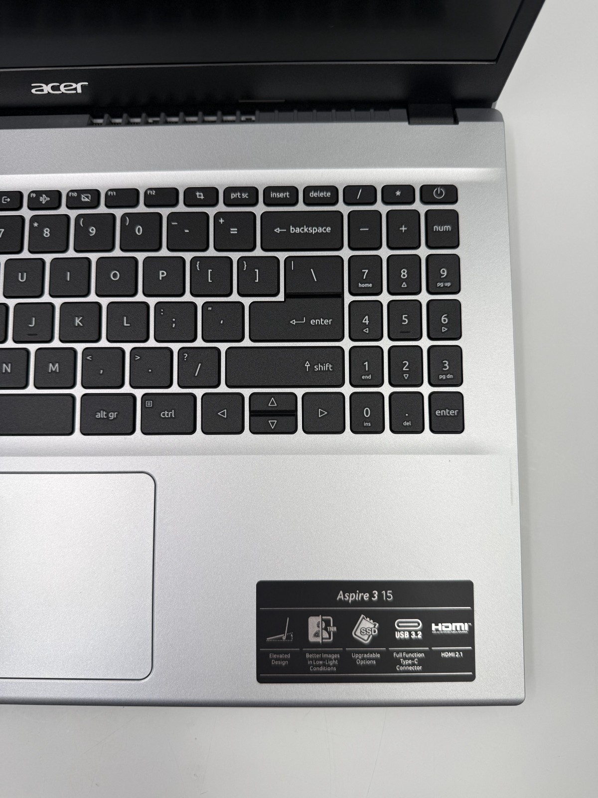 Acer Aspire 3 A315-44P 15.6″ Ryzen 7 5700U 1.8GHz 16GB RAM 500GB HDD