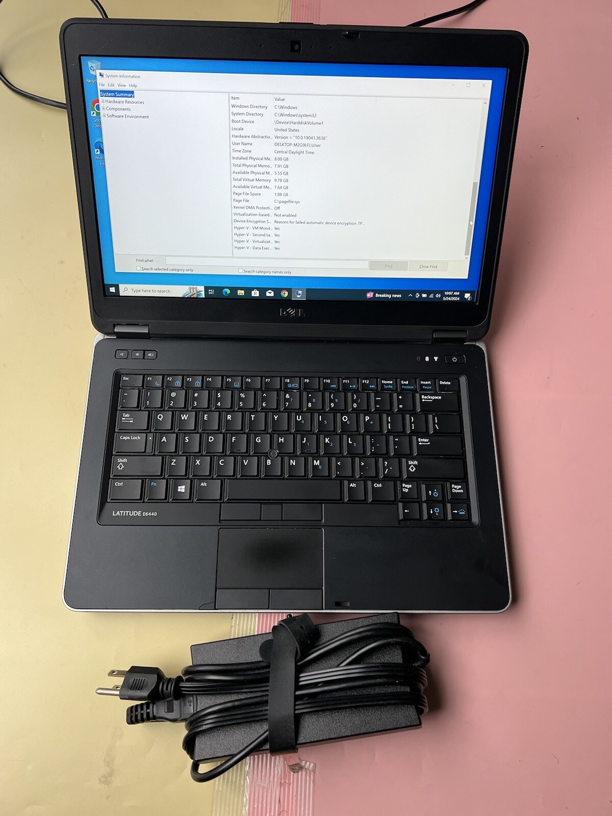 Dell Latitude E6440 Core i7-4610M 3.0GHz 8GB RAM 240GB SSD BACKLIT 1920X1080