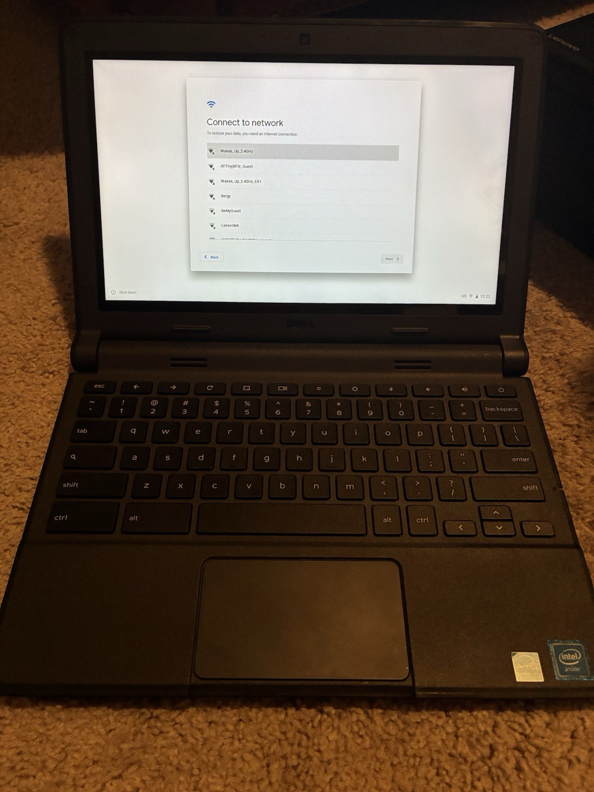Dell Chromebook Touchscreen P22T