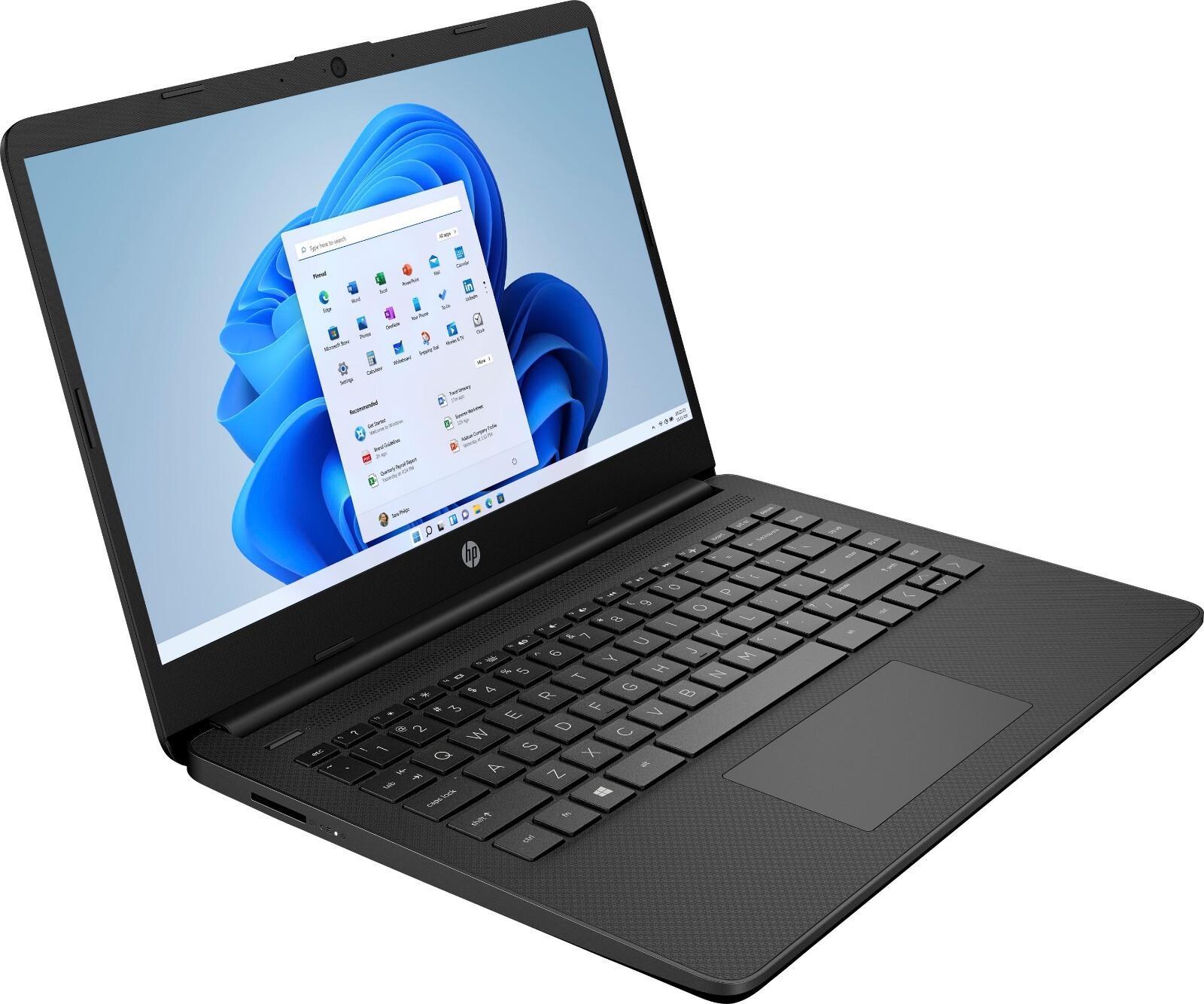 HP Stream 14 HD 1366 x768 Intel N4120 64GB 4GB Window 11 Office 365 Jet Black