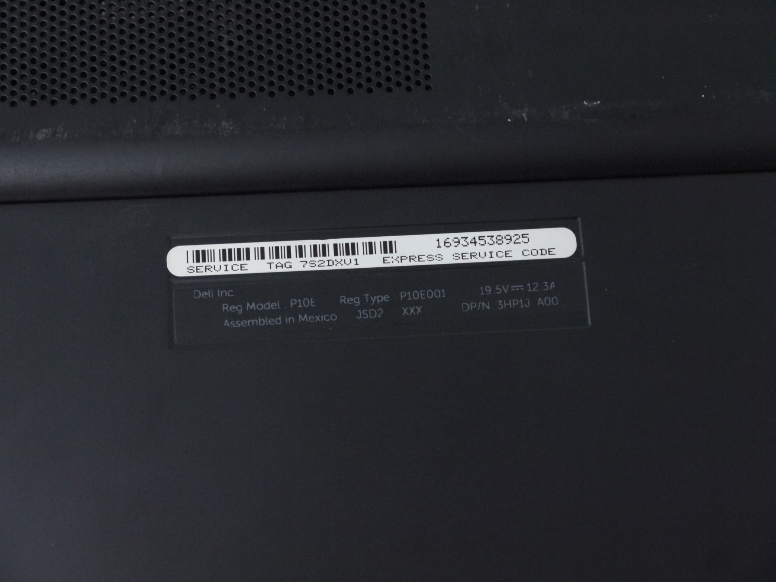 Dell Precision M6600 17.3″ Laptop – i7-2760QM / 8GB / 1TB / Win10 – Dead Battery