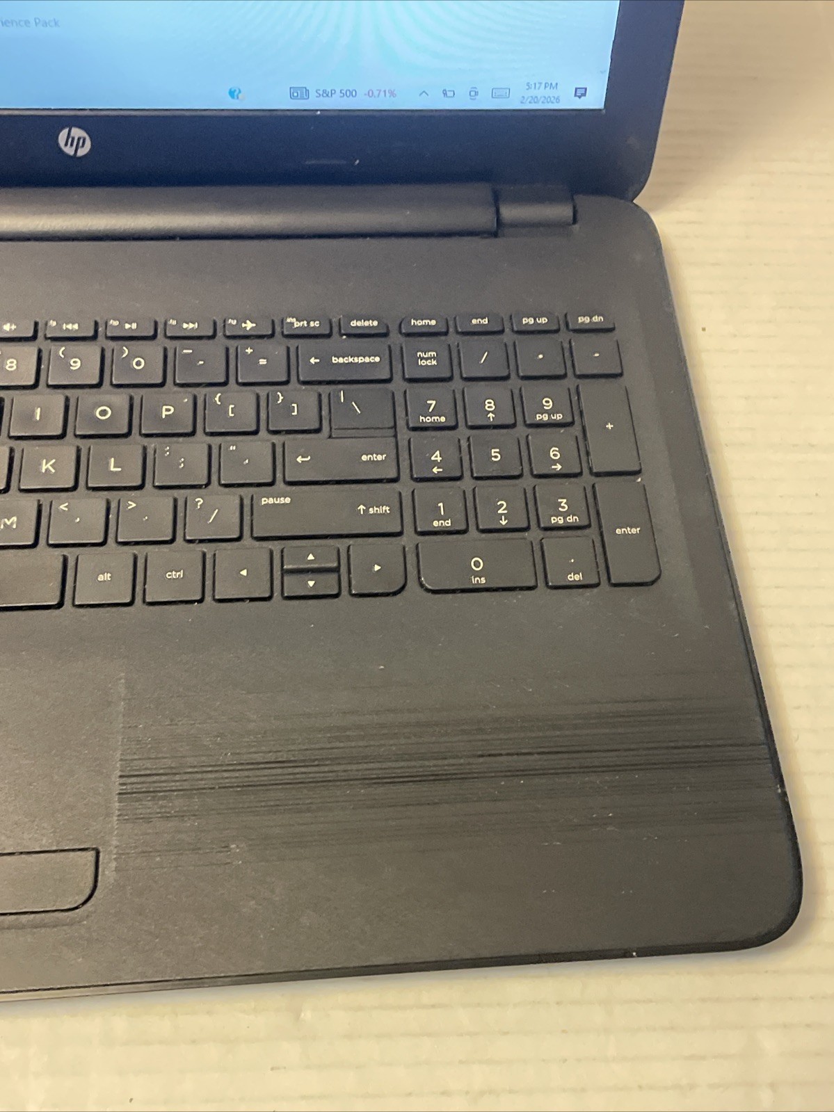 HP 15-ba079dx AMD A10-9600p 6.0 GB 64-bit Op System 15.6” Touch Screen Win. 10