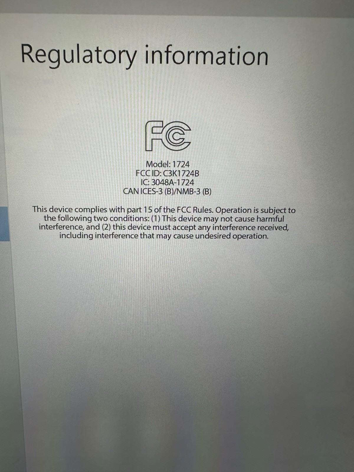 Microsoft Surface Pro 4 1724 Laptop 256GB SSD password locked & bad battery ASIS