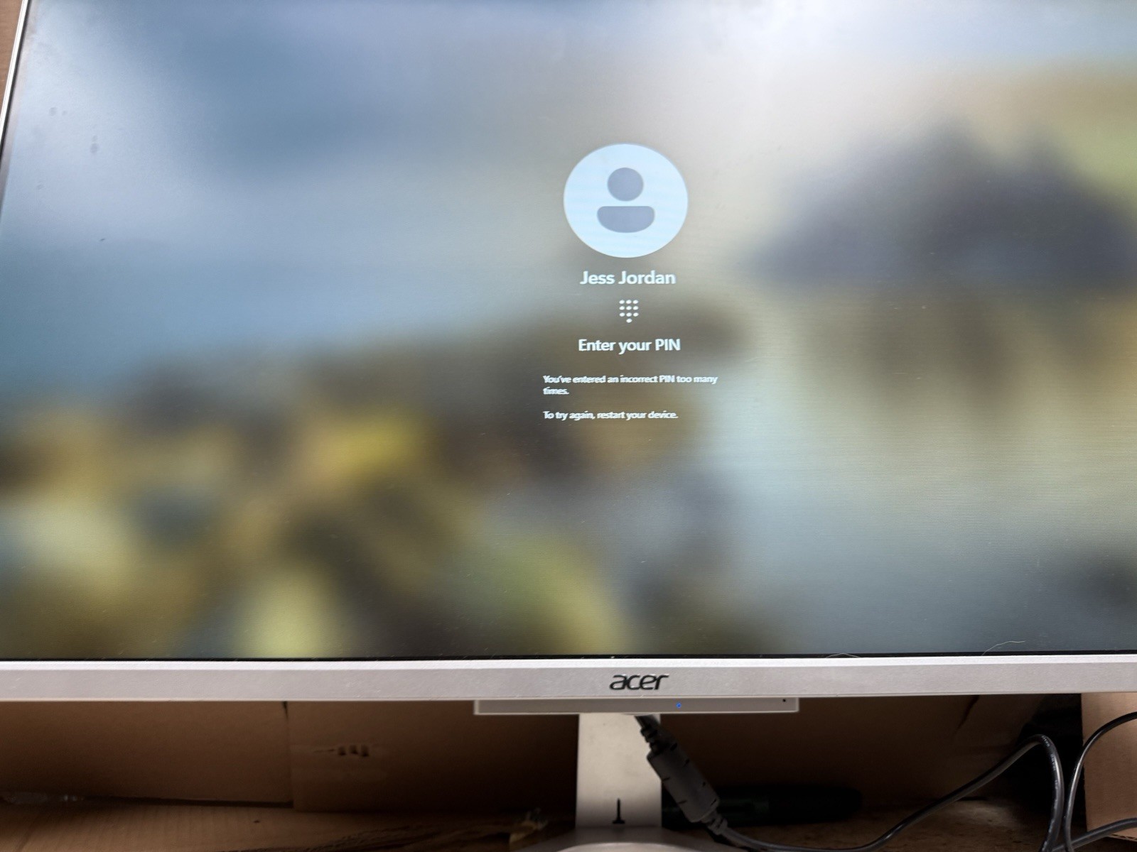 Acer Aspire C27-1655 27″ AIO i3-1115G4 2023 Locked Working For Repair