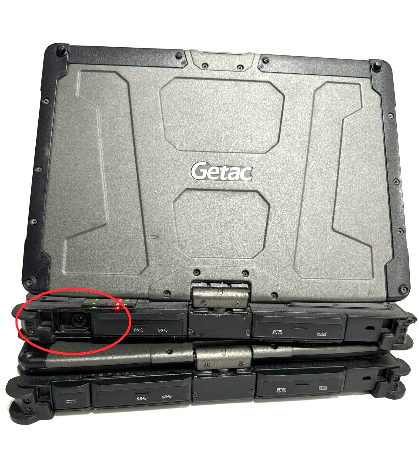 Lot of 2 GETAC V110 i5-4300U 1.90GHz 4Gb Ram NO CADDY/SSD/Charger
