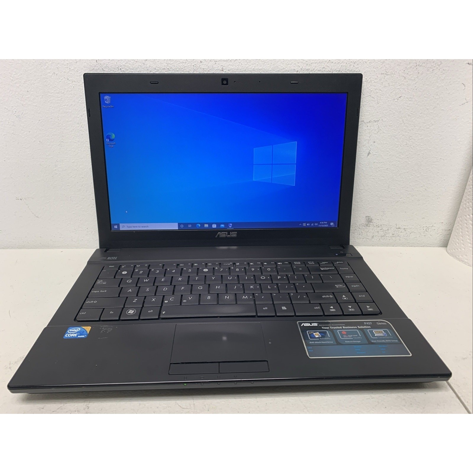 ASUS P42F Core i3 M370 2.40ghz 4GB Ram 320GB HHD WIND 10 Pro