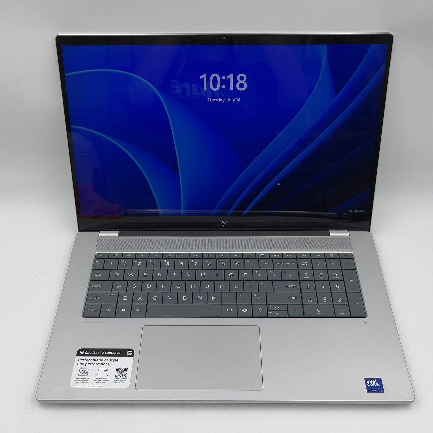 HP OmniBook X 17-DD0013DX 16″ Core Ultra 7 256V 2.2GHz 16GB RAM 1TB SSD