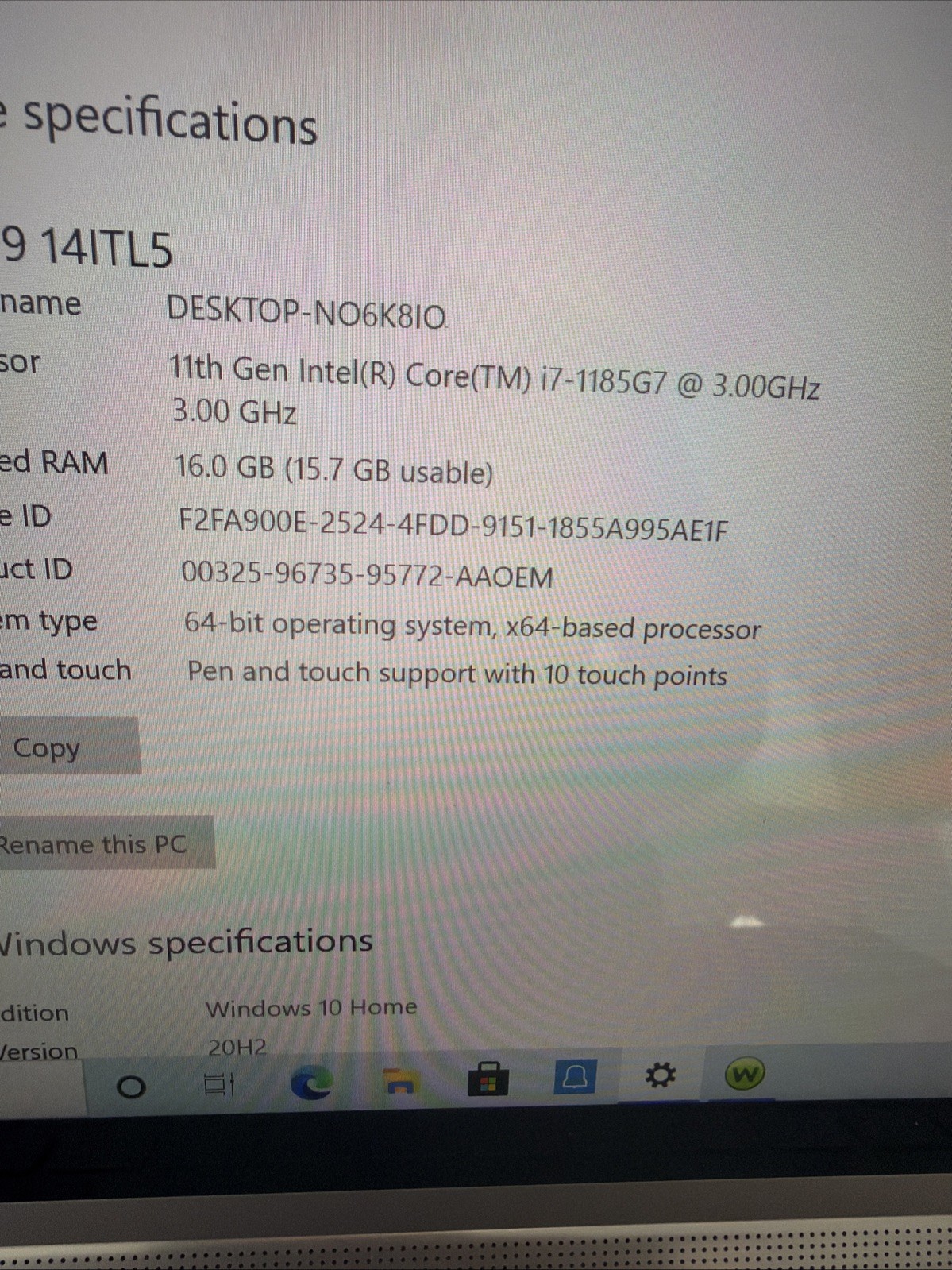 Lenovo Yoga 512 GB SSD Intel Core i7-1185G7 2.9GHz 16GB RAM) ? – READ