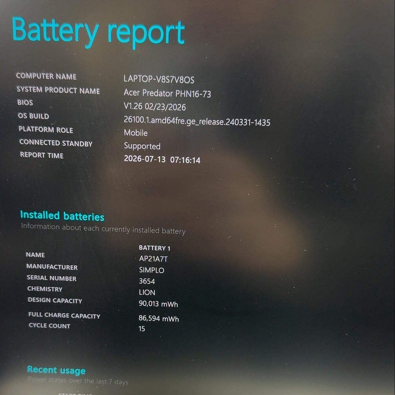 Acer Predator Helios Neo 16 Core Ultra 7 255HX 16GB RAM 1TB SSD GeForce RTX 5070