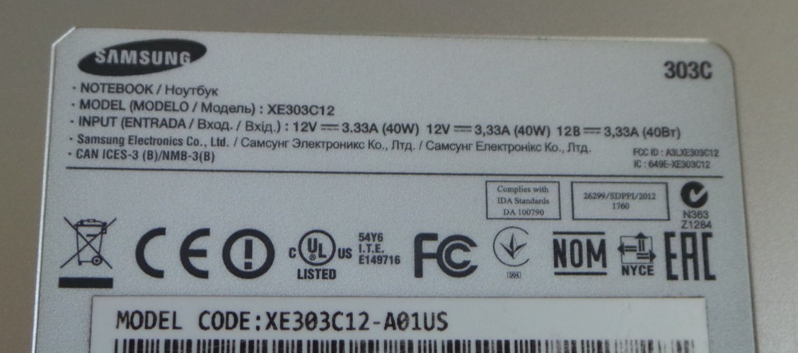 Samsung Chromebook XE303C12 Laptop 11.6″ Display, Intel 2GB RAM, 16GB SSD, WiFi