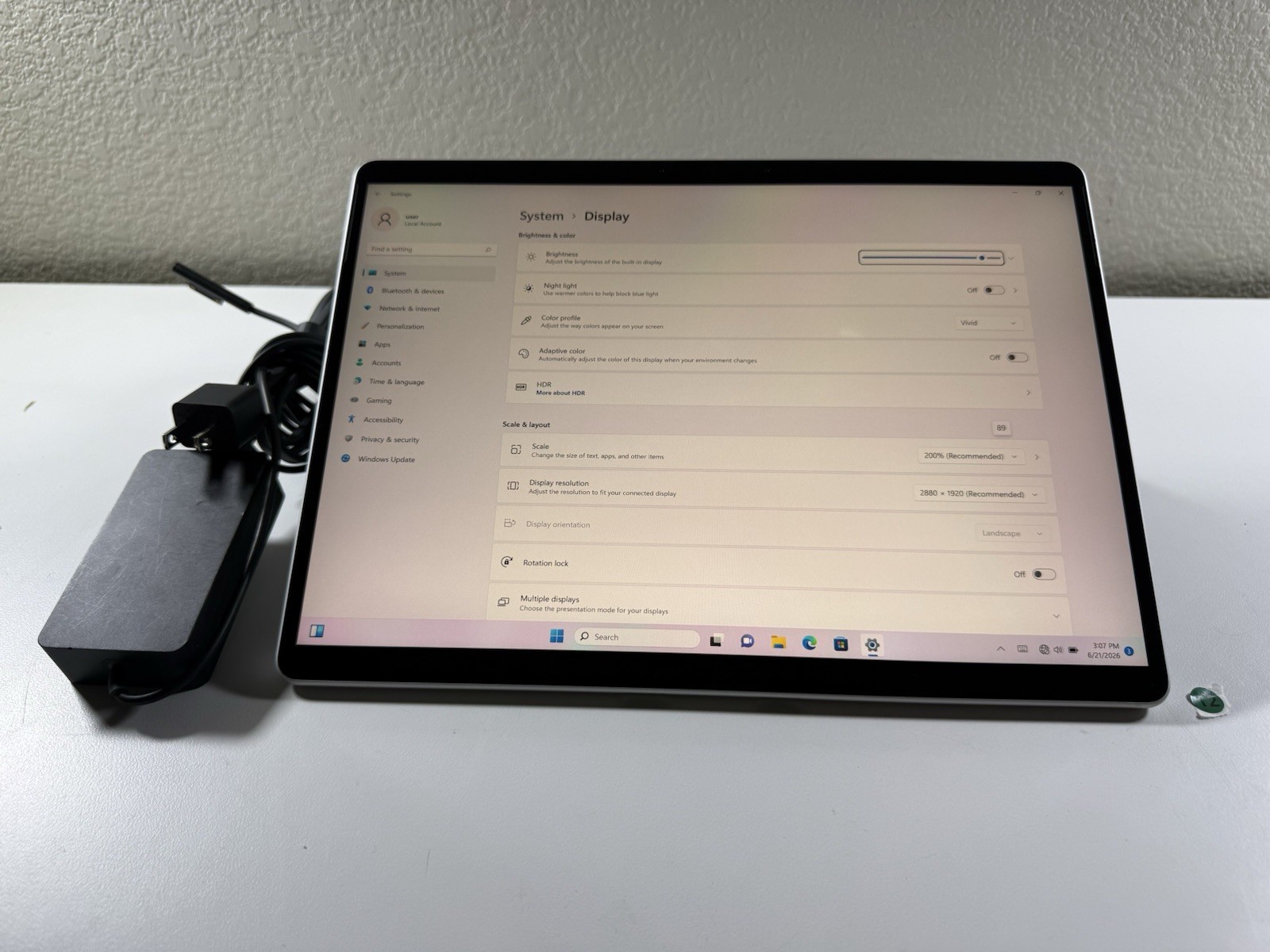 Microsoft Surface Pro 9 2038 i7-1265U, 16GB RAM, 512GB SSD Win 11 Pro Silver
