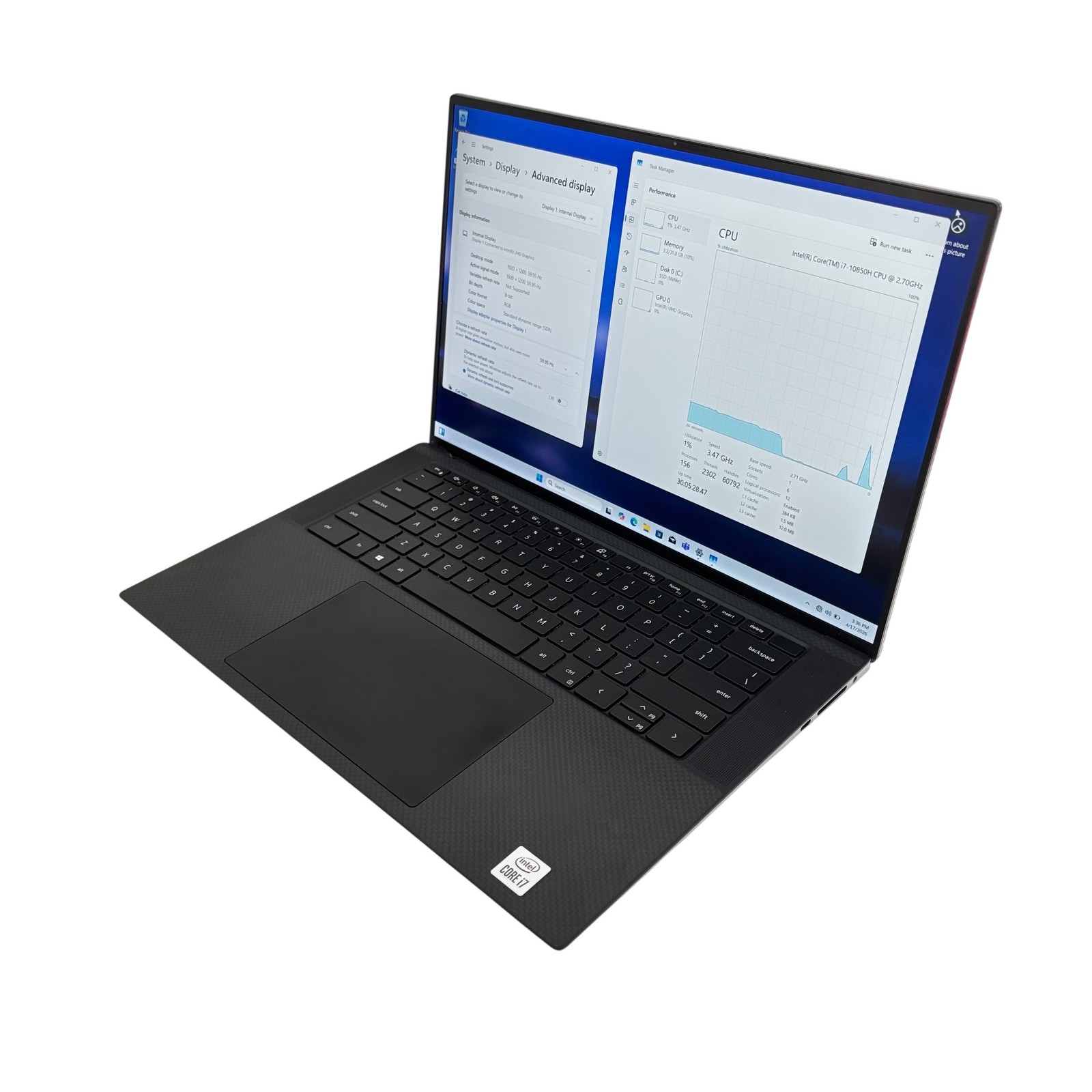 Dell Precision 5550 Intel Core i7-10850H 2.7GHz 32GB RAM 512GB SSD 15.6”