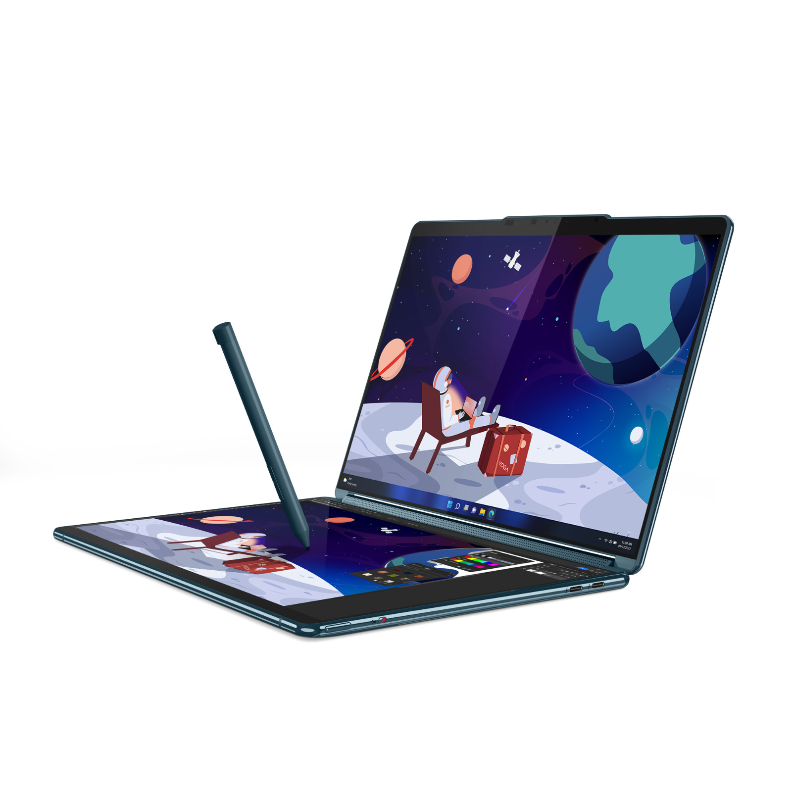 LENOVO YOGA BOOK 9i 2x DUAL DISPLAY TOUCH i7 16GB 1TB PEN GAR WIN11 NOTEBOOK