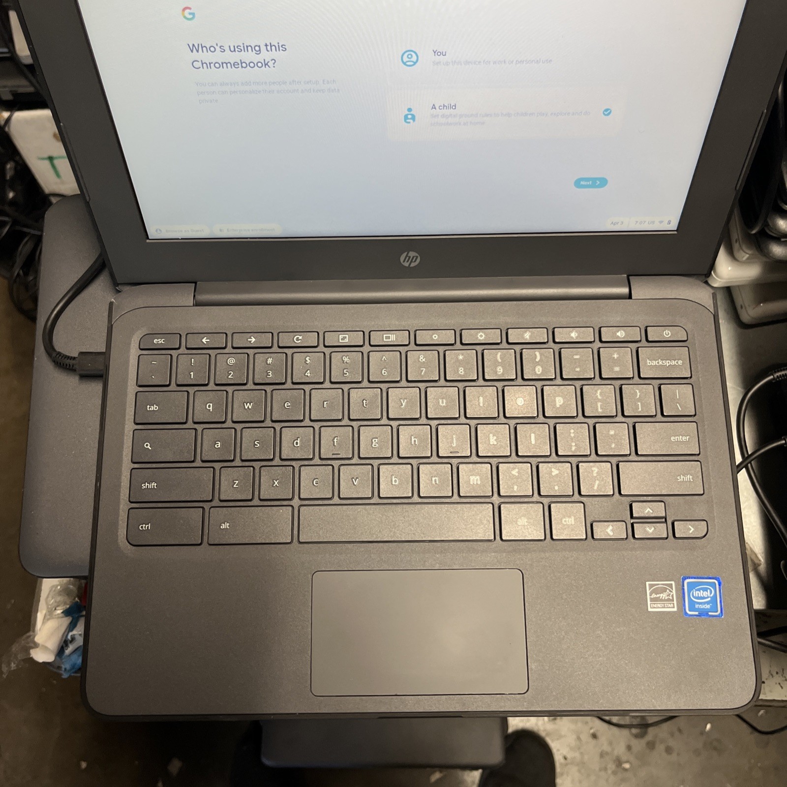 Lot of 10 HP Chromebook 11 G6 EE 11.6″ 4GB RAM 16GB HD Excellent Batt HP Adapter