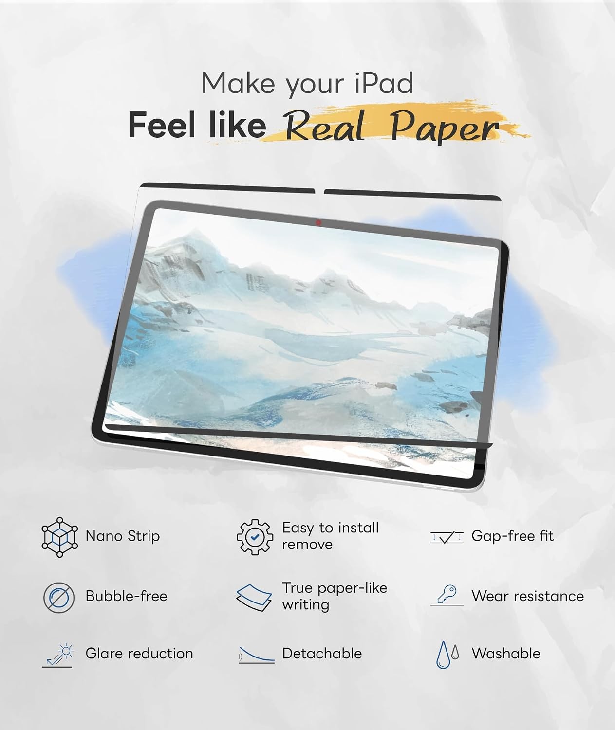 Detachable Paperfeel Screen Protector for Lenovo Chromebook Duet Gen 9 2025 (10.