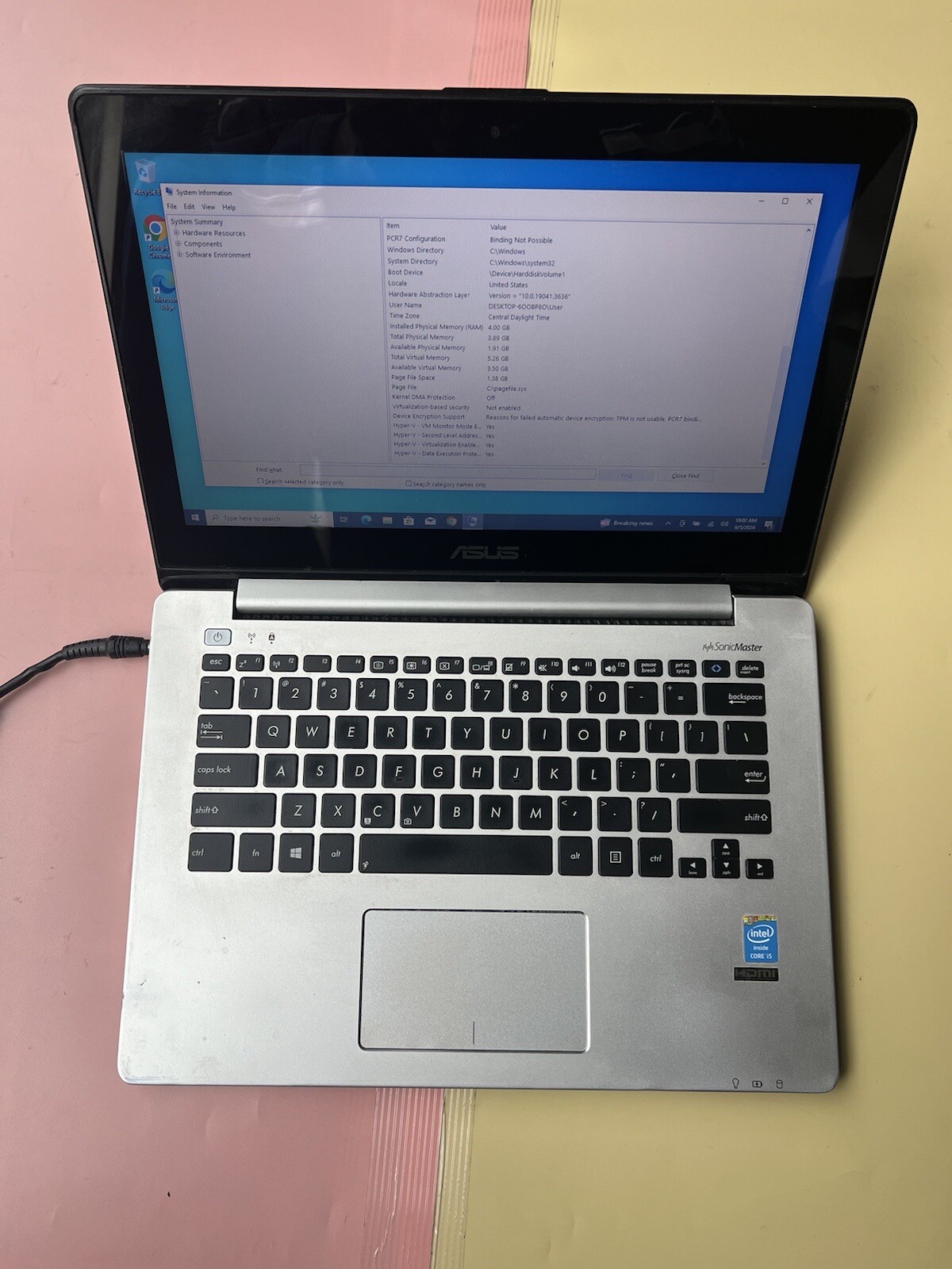 ASUS Q301L Intel Core i5-4200U 4GB RAM 500GB HDD wifi WEBCAM HDMI TOUCHSCREEN