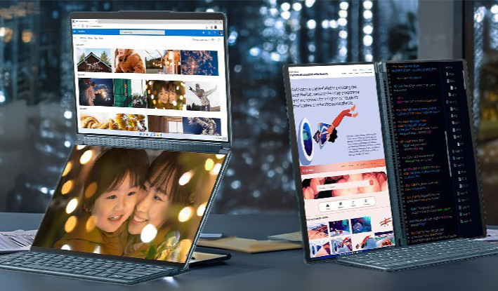 LENOVO YOGA BOOK 9i 32GB DUAL DISPLAY TOUCH U7-155U 1TB PEN ENGLISH ITALY FRENCH