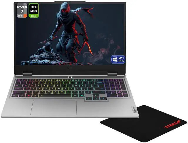 Lenovo LOQ AI-Powered AMD Ryzen 7-250 64GB RAM 1TB PCIe SSD 15.6 in FHD 144Hz