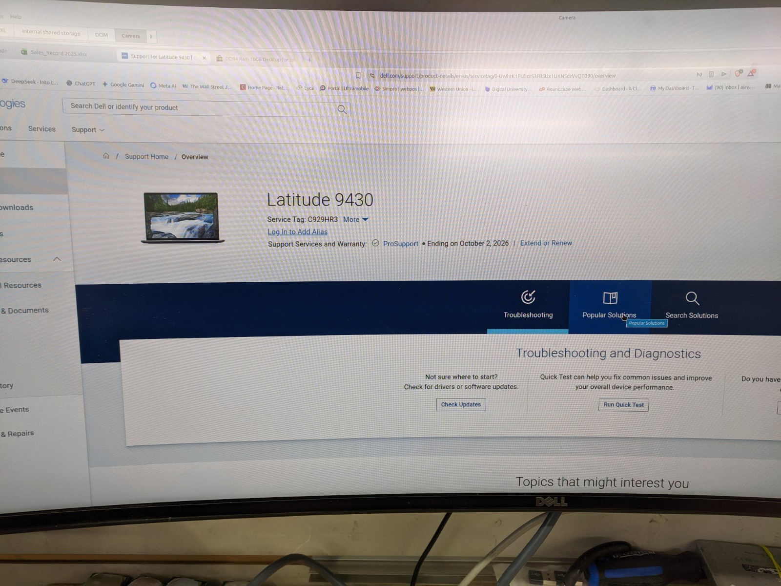 Dell Latitude 9430 Laptop 14″ Intel i5-12th Gen (32GB DDR5 RAM, 512GB NVMe)