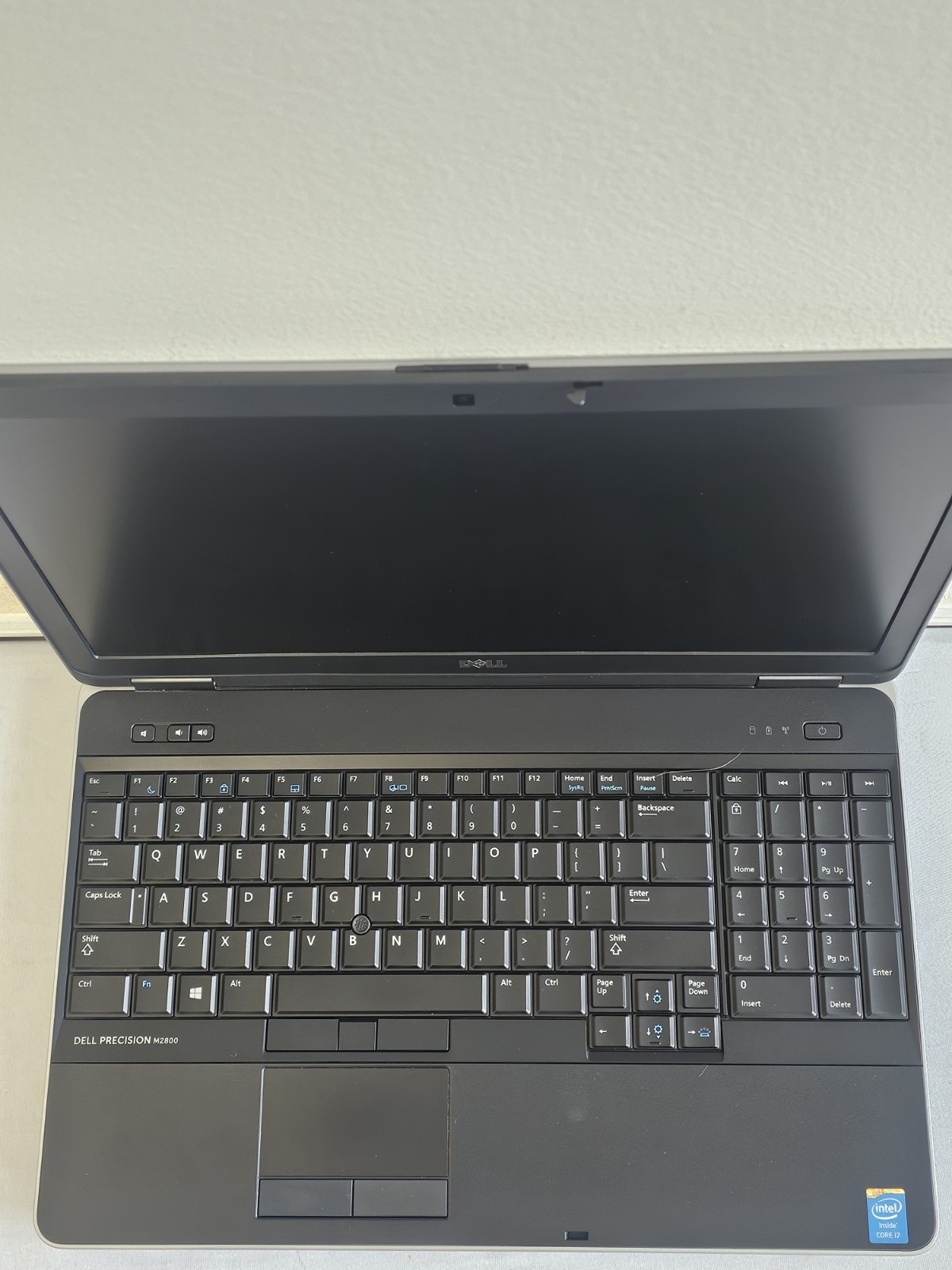 Dell Precision M2800 Laptop – Intel i7 – WON’T BOOT – BAD BATT – Parts – READ