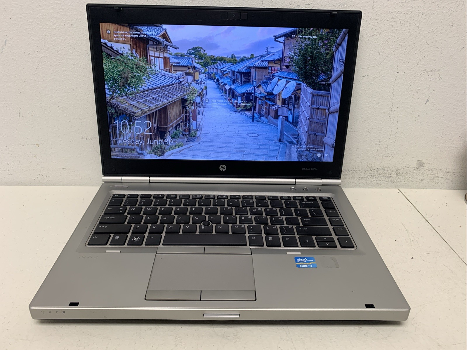 HP Elitebook 8470p i7-3520M 2.90GHZ 8gb Ram 128gb SSD Wind 10 Pro Read Descrip