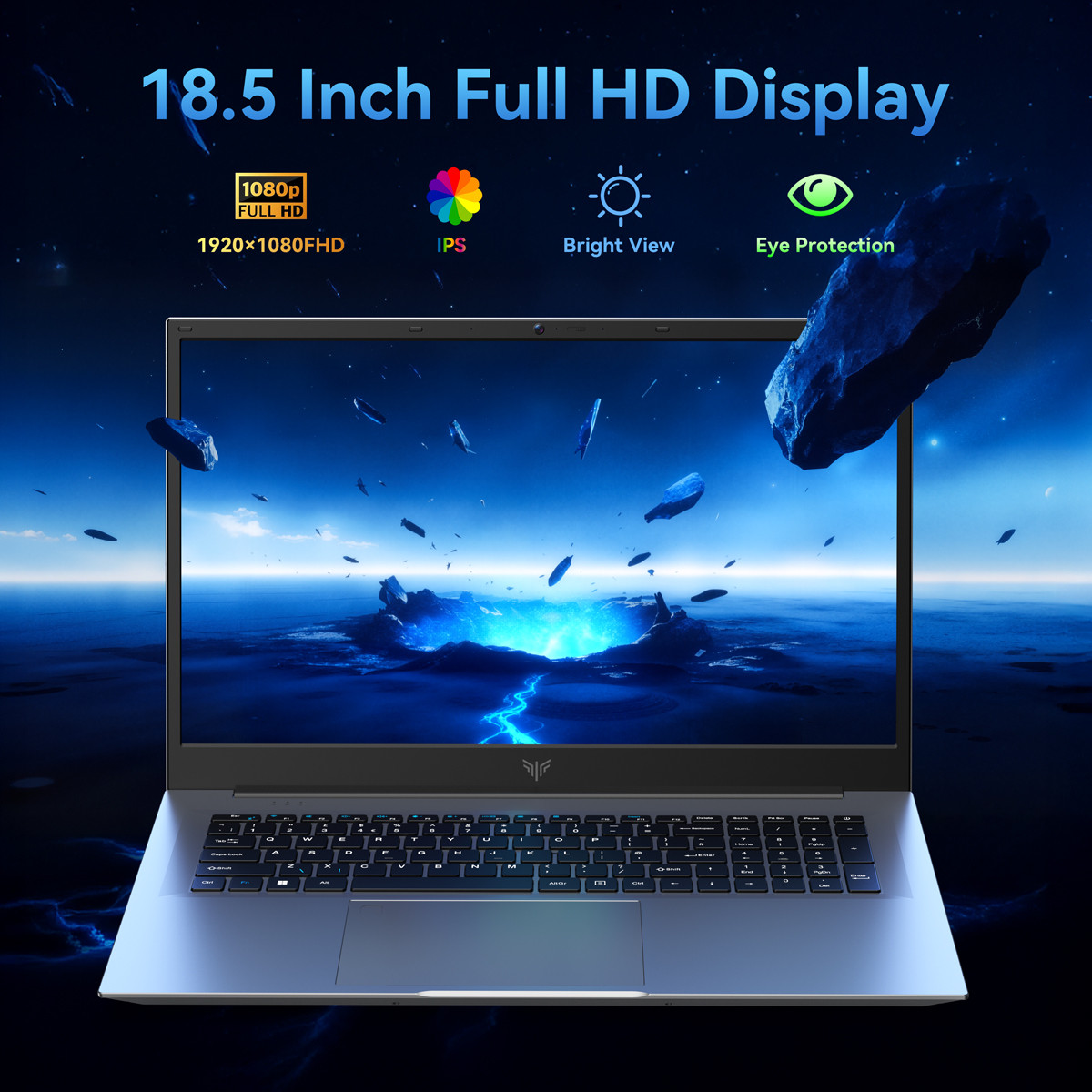 ACEMAGIC 18.5″ FDH Laptop Intel N150 16GB DDR4 512GB SSD Windows 11 Pro WIFI BT5