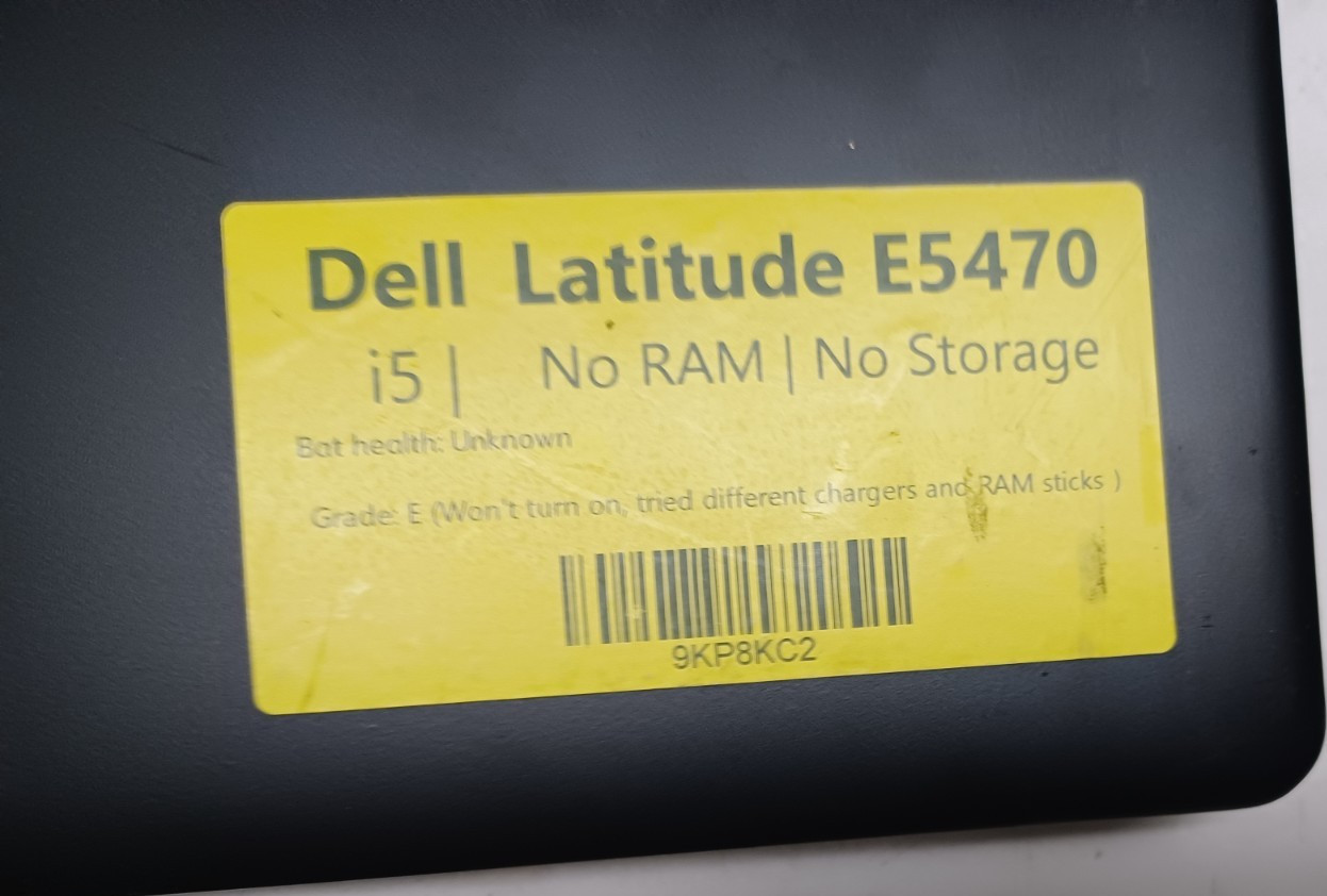 Lot of 2 Dell Latitude E5450 & E5470 14″ Laptops For Parts / Repair No RAM/SSD