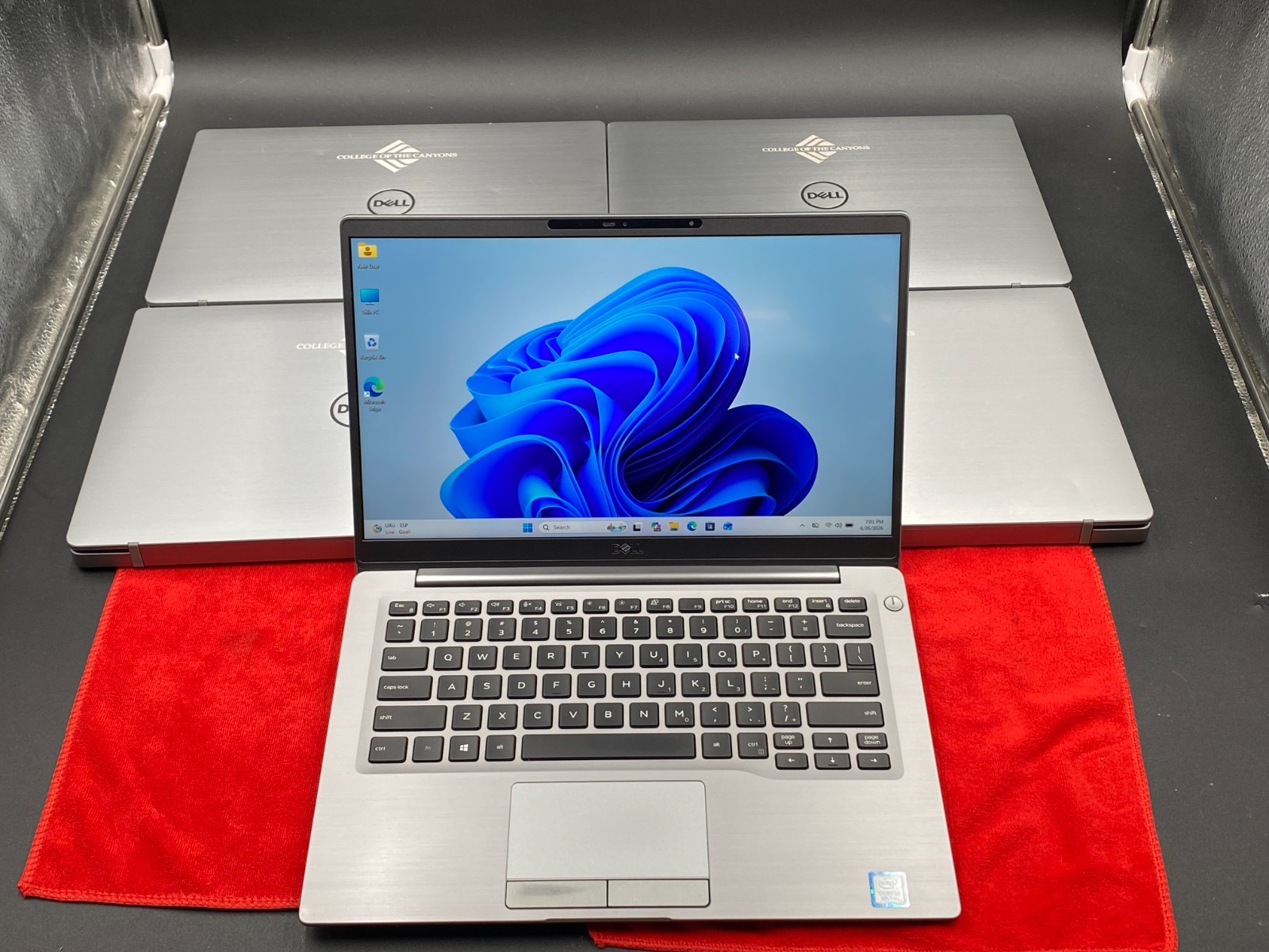 6 LOT DELLLATITUDE 7400 TOUCHSCREEN i5-8265U 16GBRAM 256GB SSD WINDOWS11+CHARGER