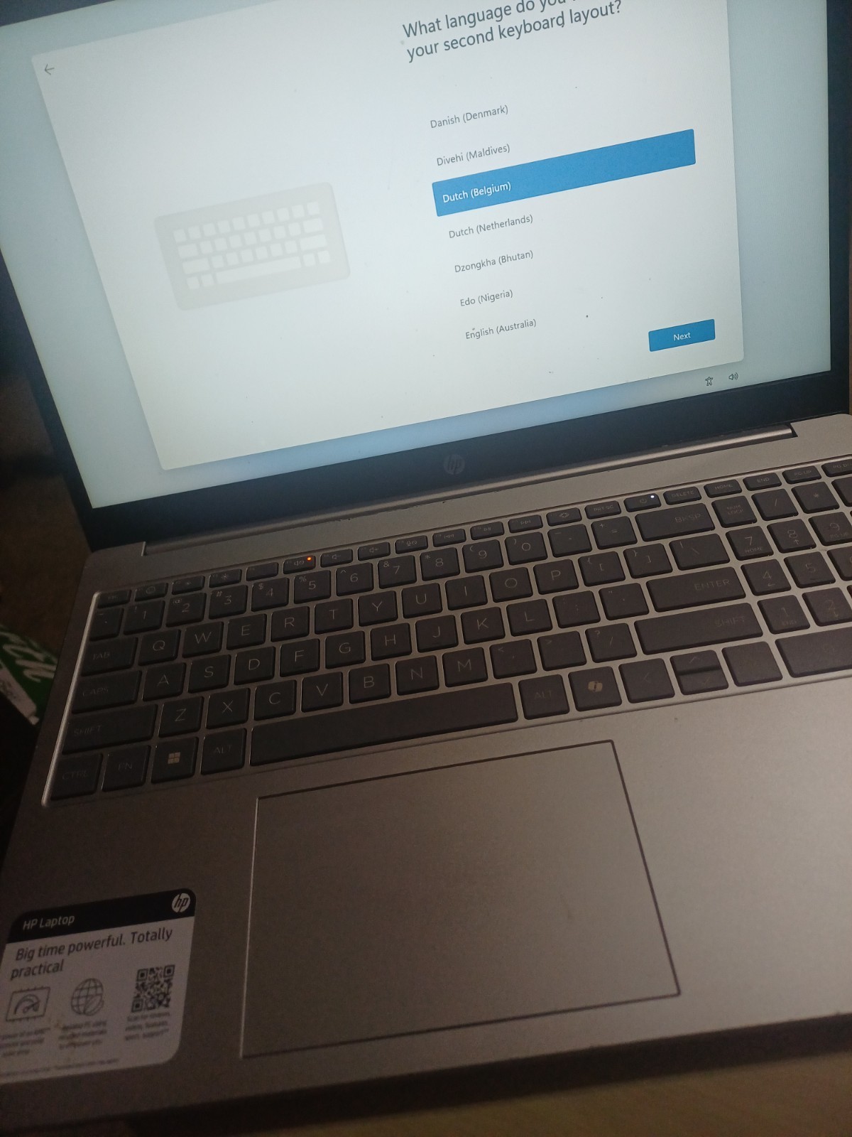 HP Notebook 15-fc6056nr Ryzen 5 7540u Series 8GB ram 15.6″ 512 SSD silver