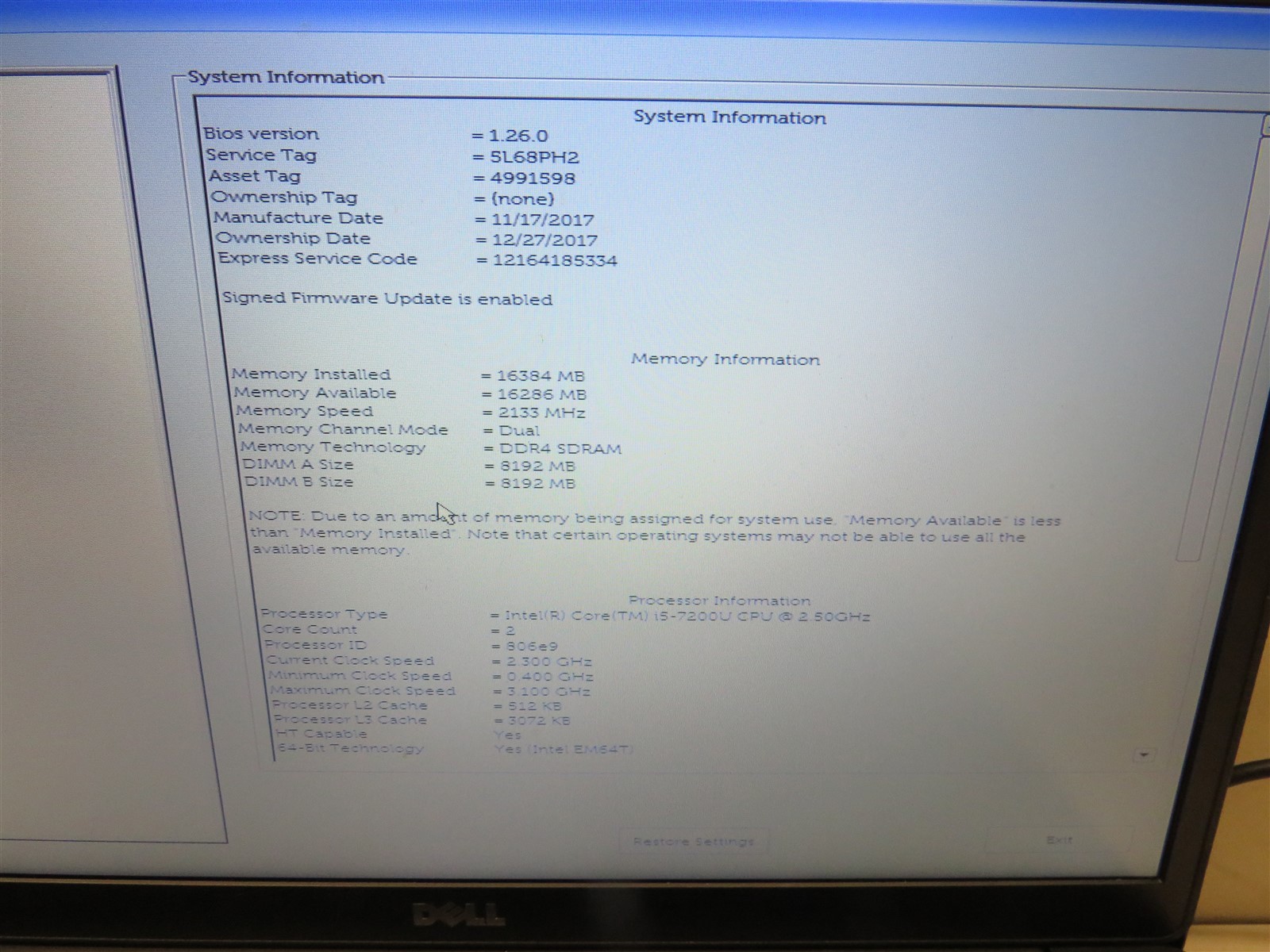 Dell Latitude 7480 Intel i5-7200U@2.5GHz 16GB Memory AC Laptop #6