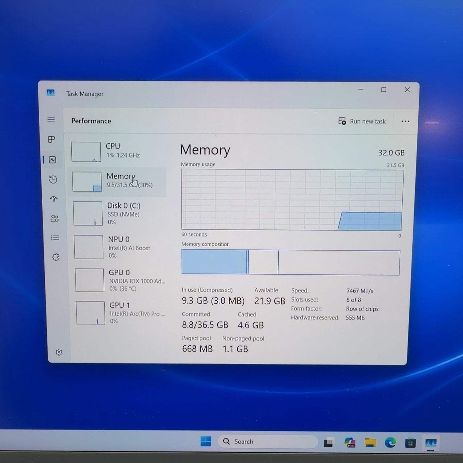 Dell Precision 5690 16″ Core Ultra 7 155H 3.8GHz 32GB RAM 1TB SSD RTX 1000 Ada